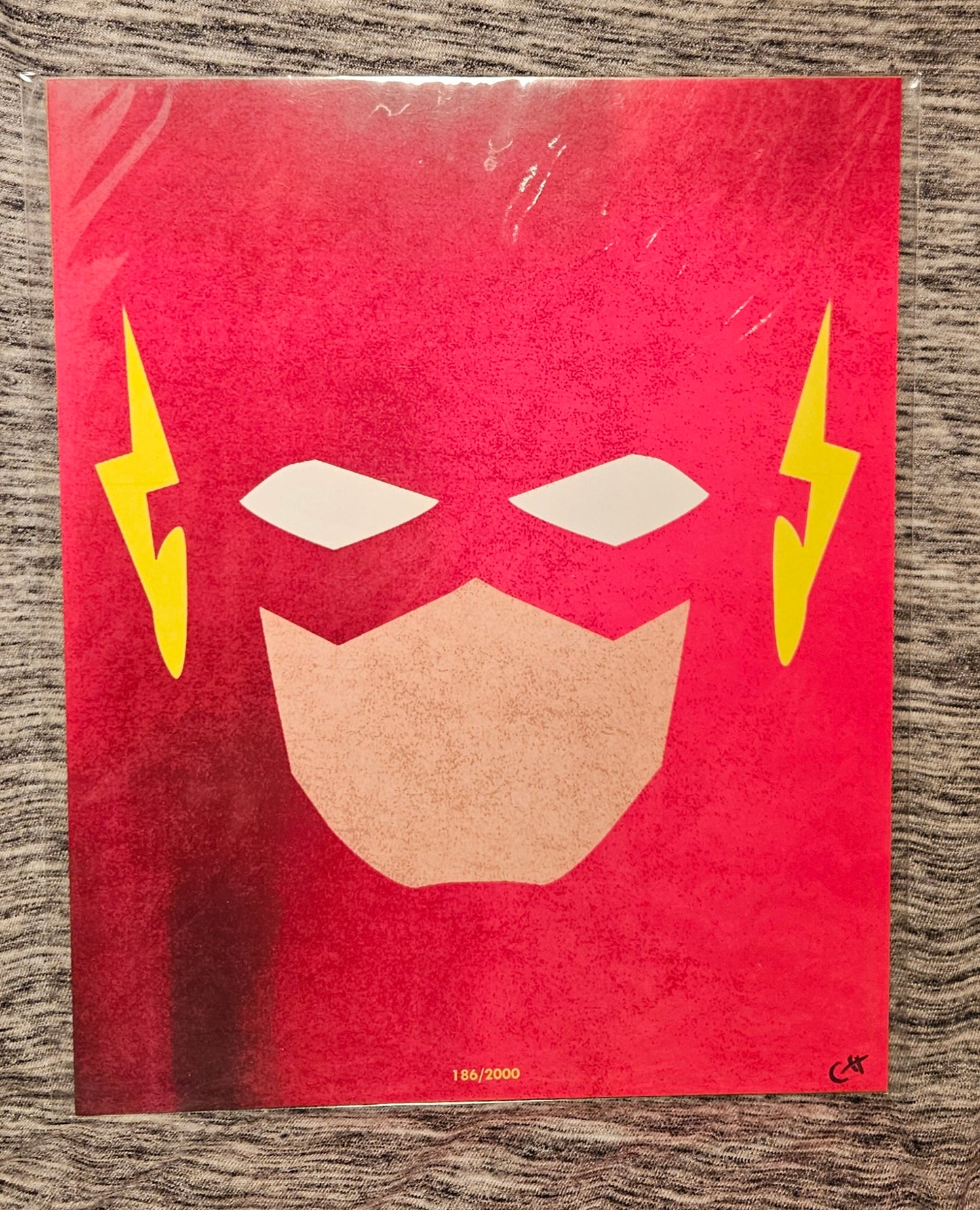Scarlet Speedster Art Poster
