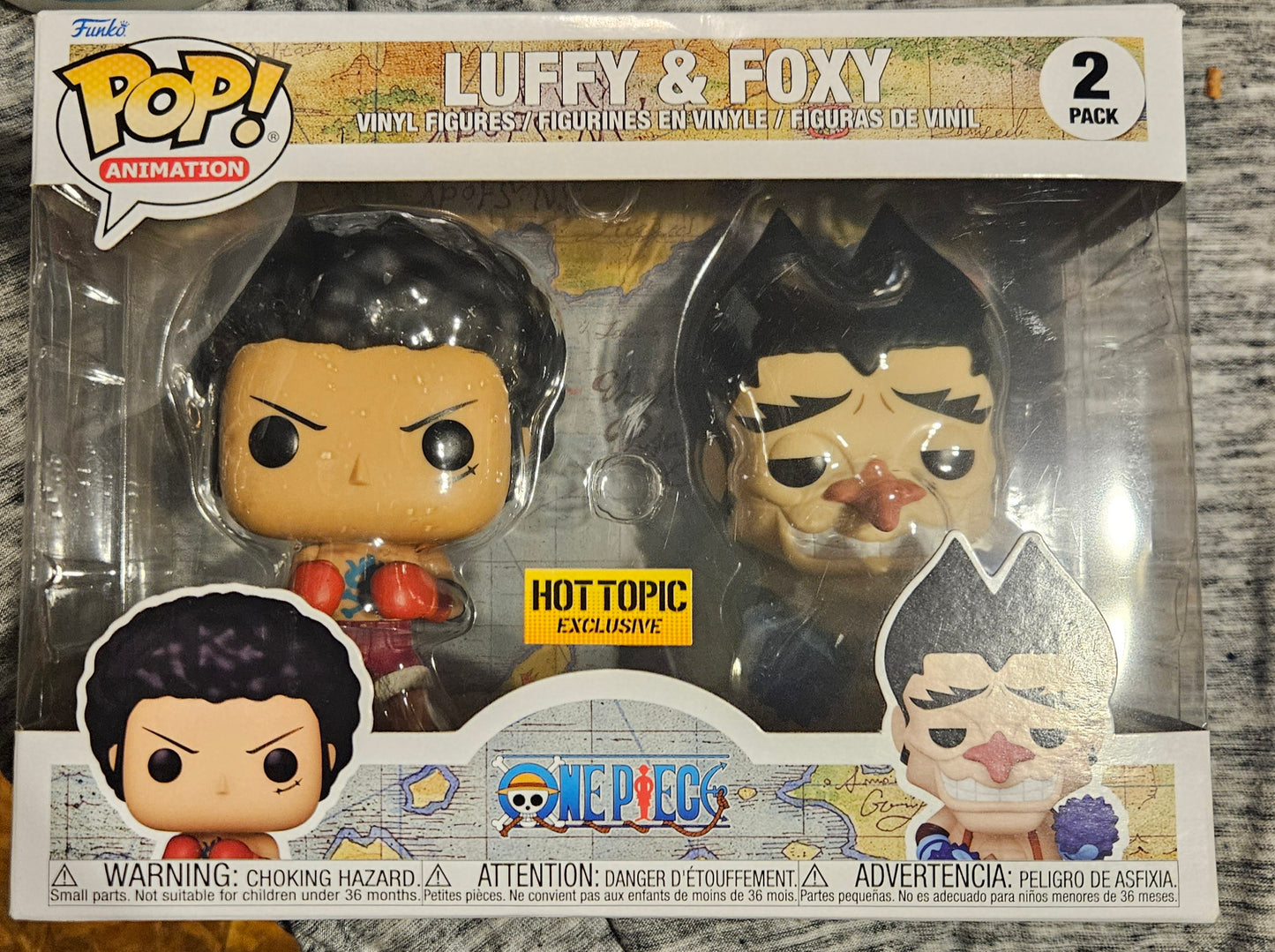 Luffy & Foxy One Piece Funko Pop 2-Pack