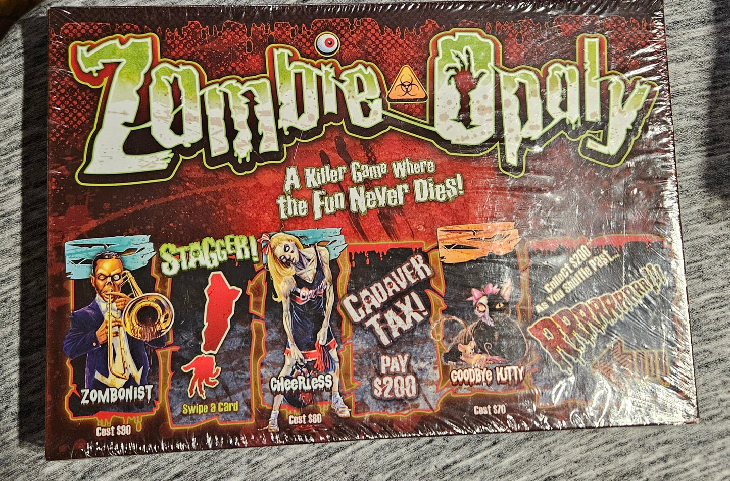 Zombie-Opoly Board Game