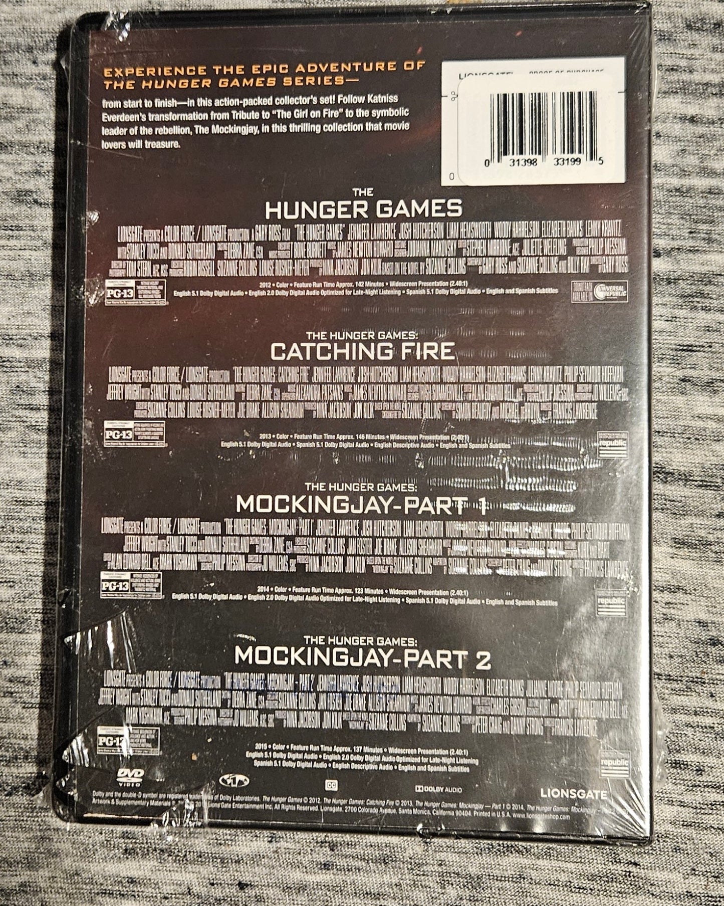 The Hunger Games 4-Movie Collection (DVD)
