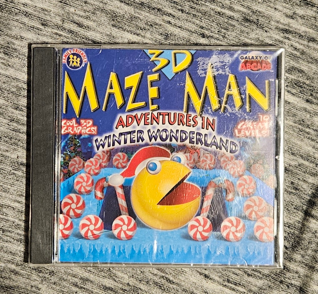 3D Maze Man: Adventures In Winter Wonderland