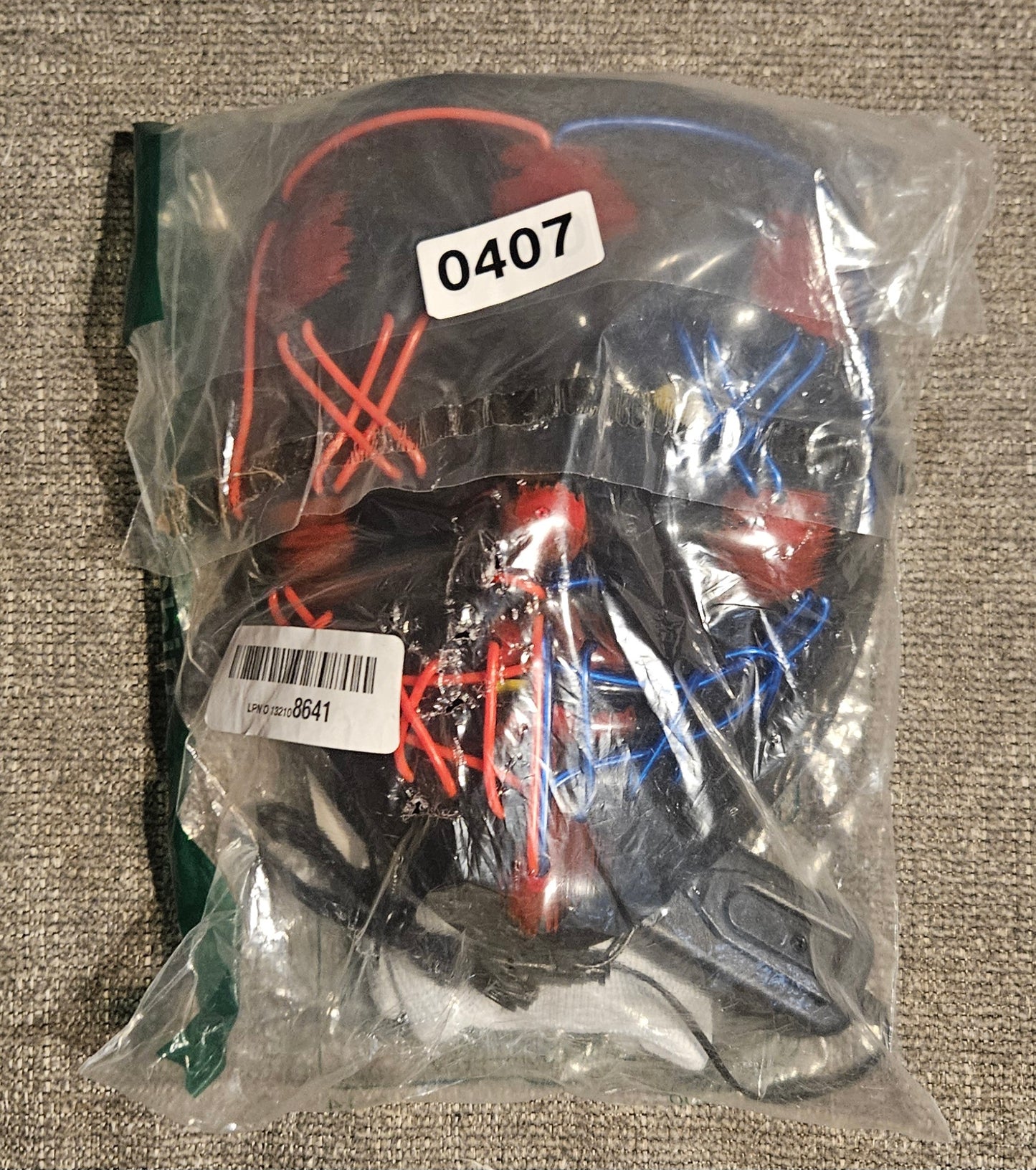 Light Up Purge Mask with Gloves