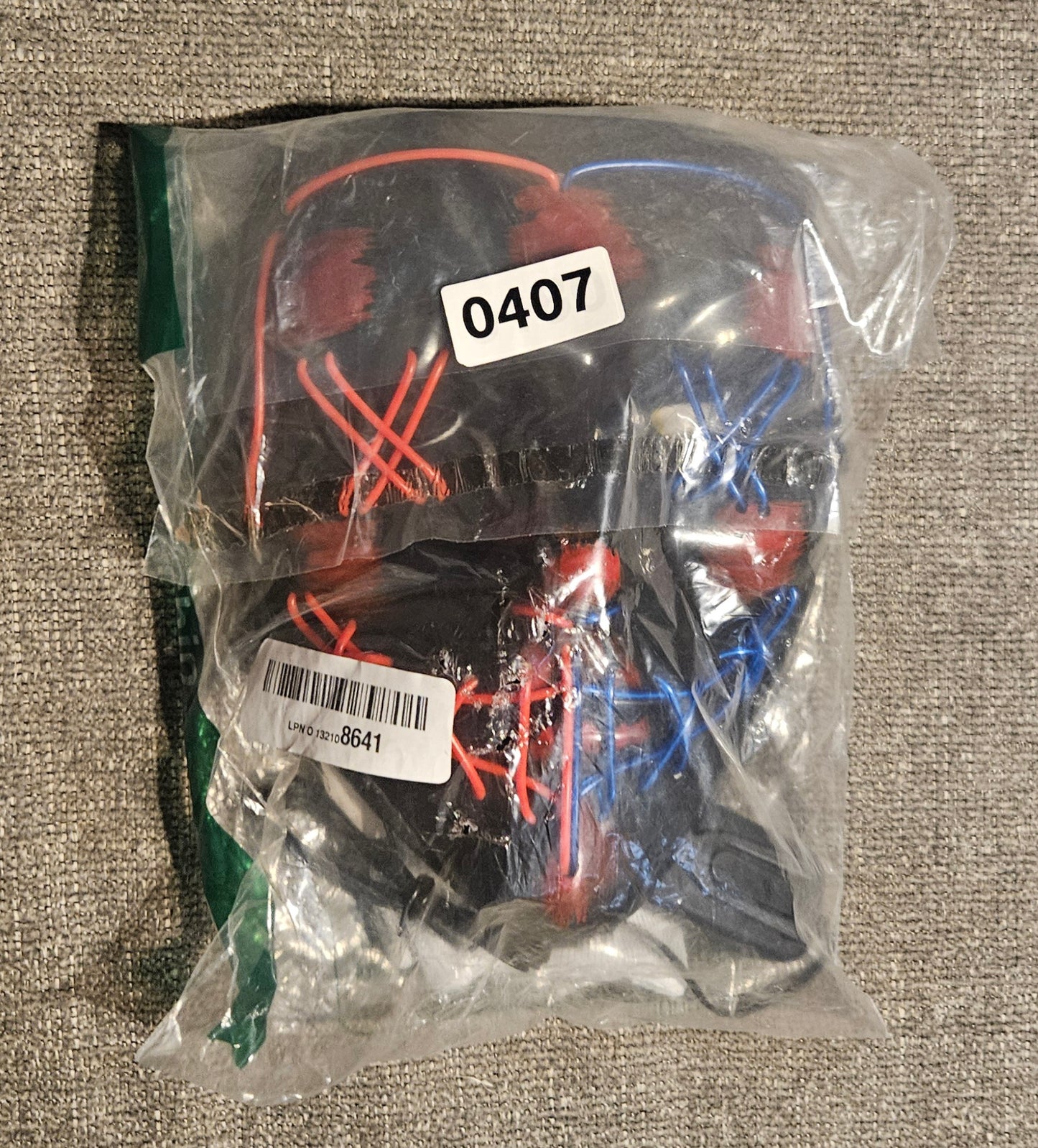 Light Up Purge Mask with Gloves