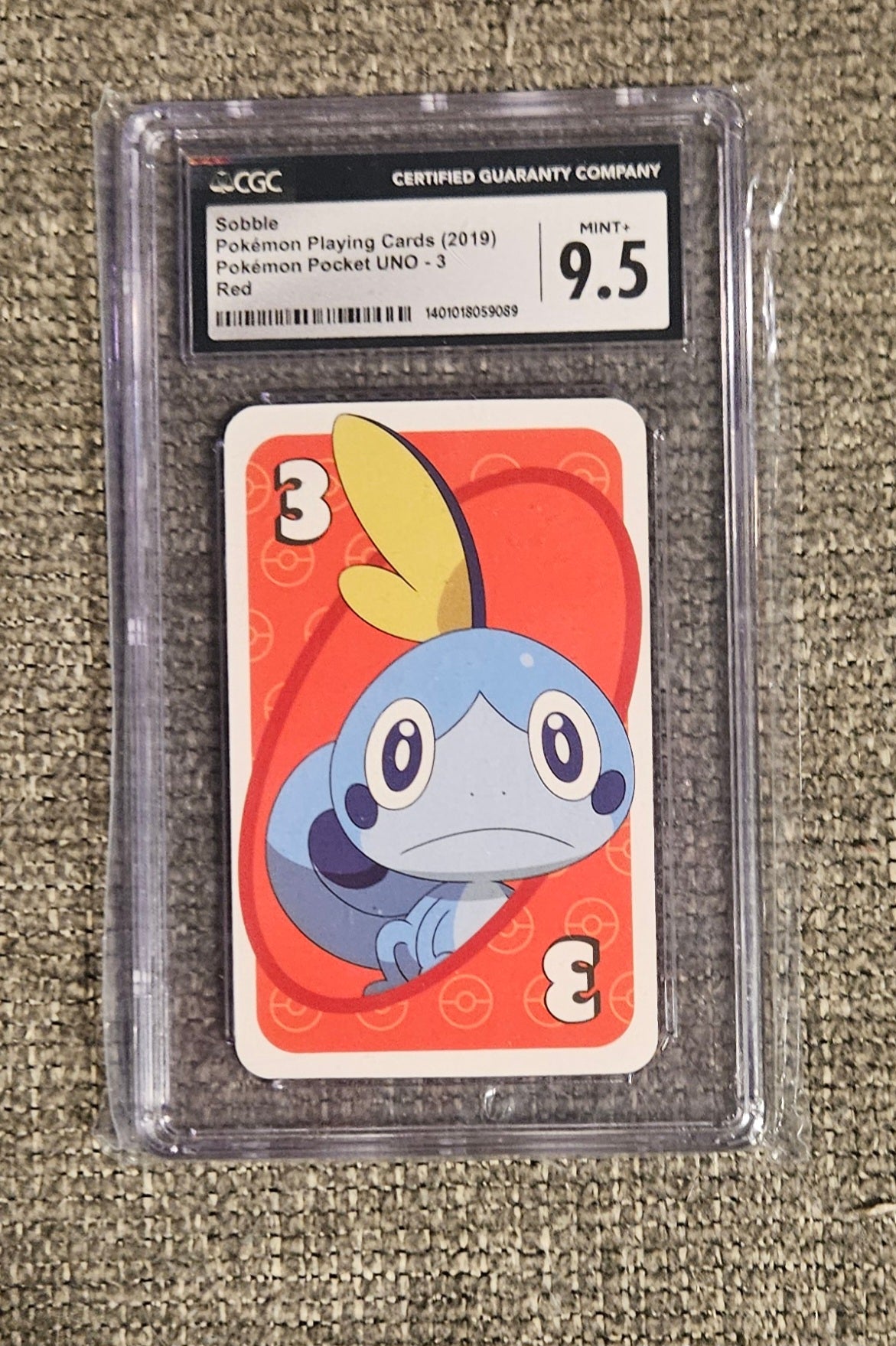 Sobble Graded Uno Card