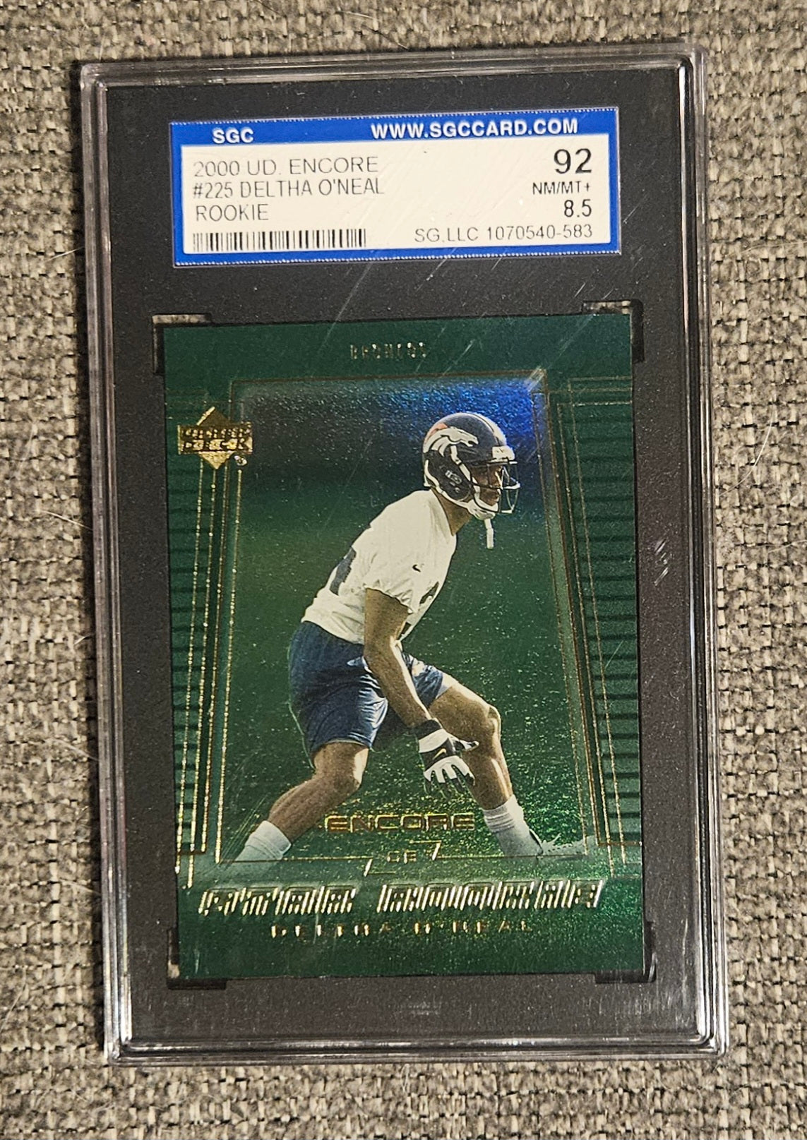 Deltha O'Neal Graded Sports Card