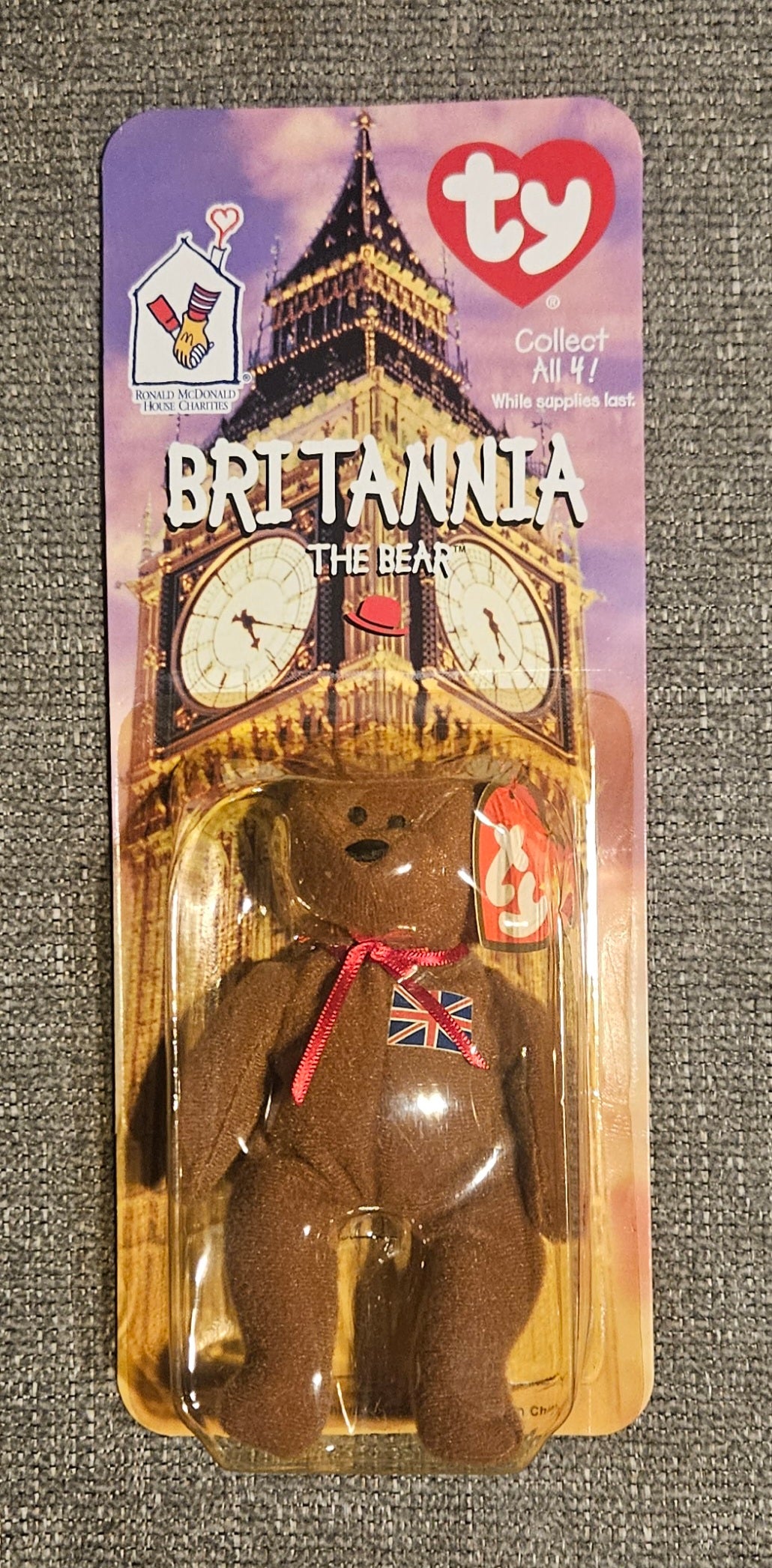 Britannia The Bear Ty Beanie Baby