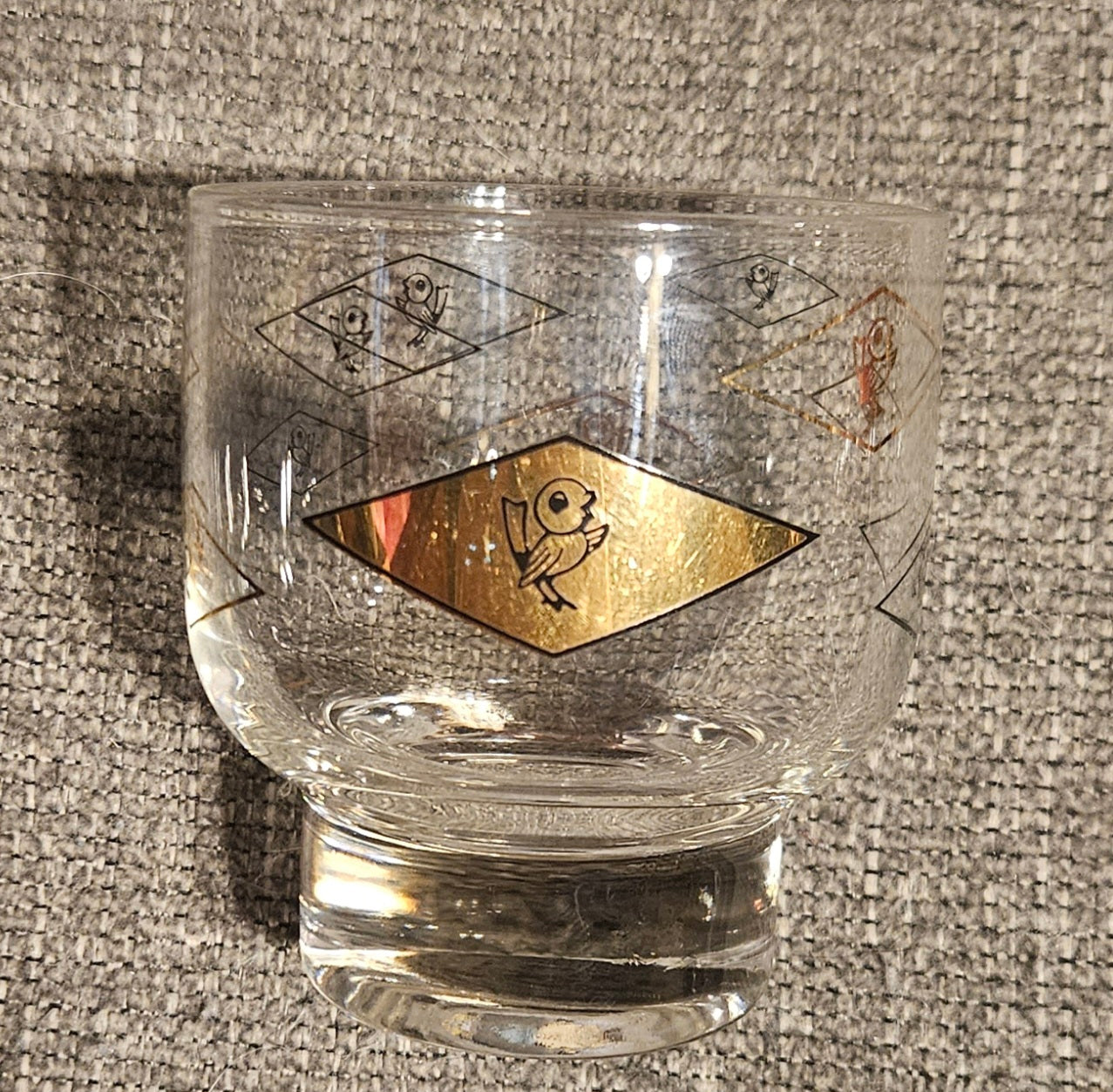 Small Glass with Bird