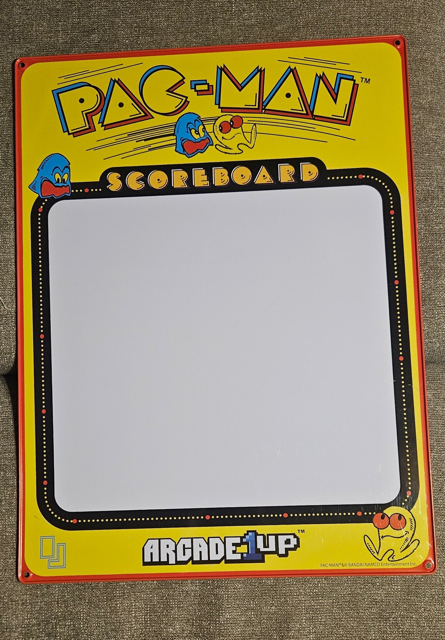 Pac-Man Dry Erase Scoreboard