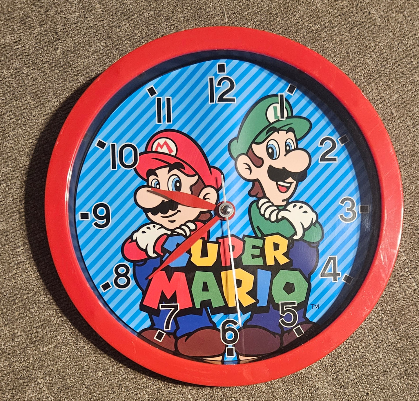 Mario & Luigi Clock