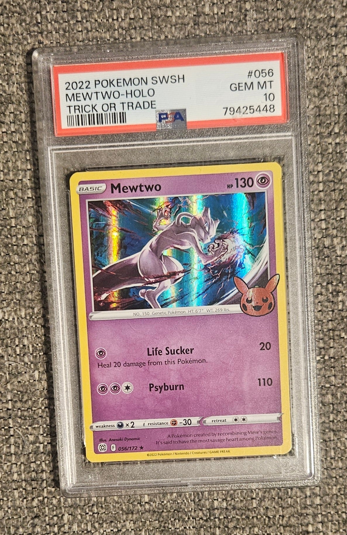 Mewtwo Graded Pokémon Card