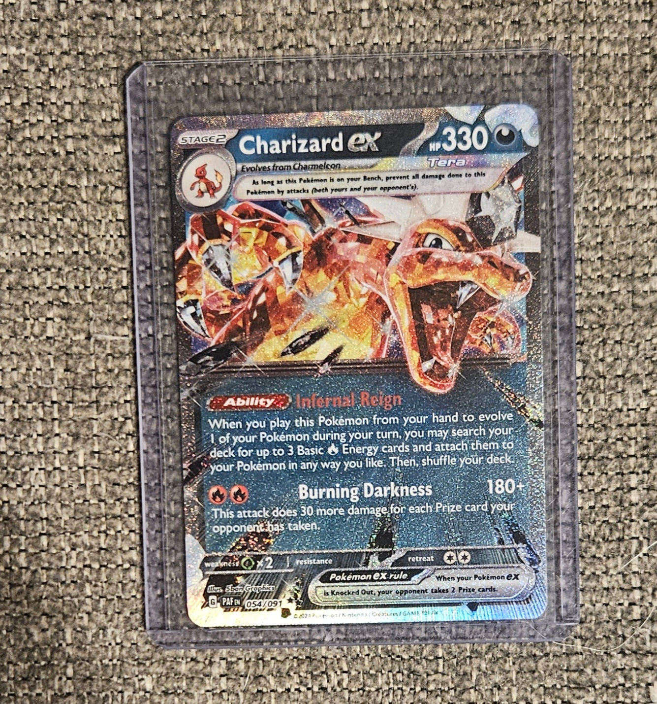 Pokémon Charizard EX Card