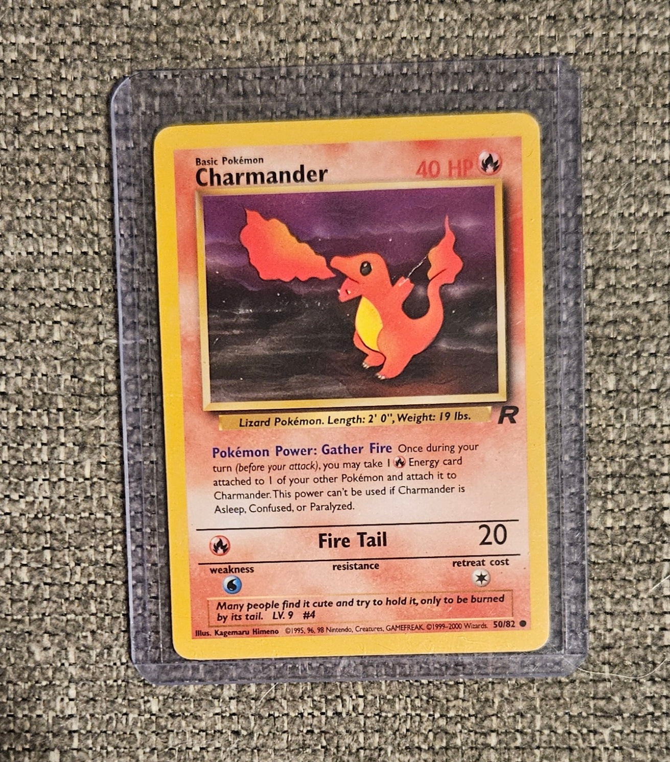 Pokémon Rocket's Charmander Card