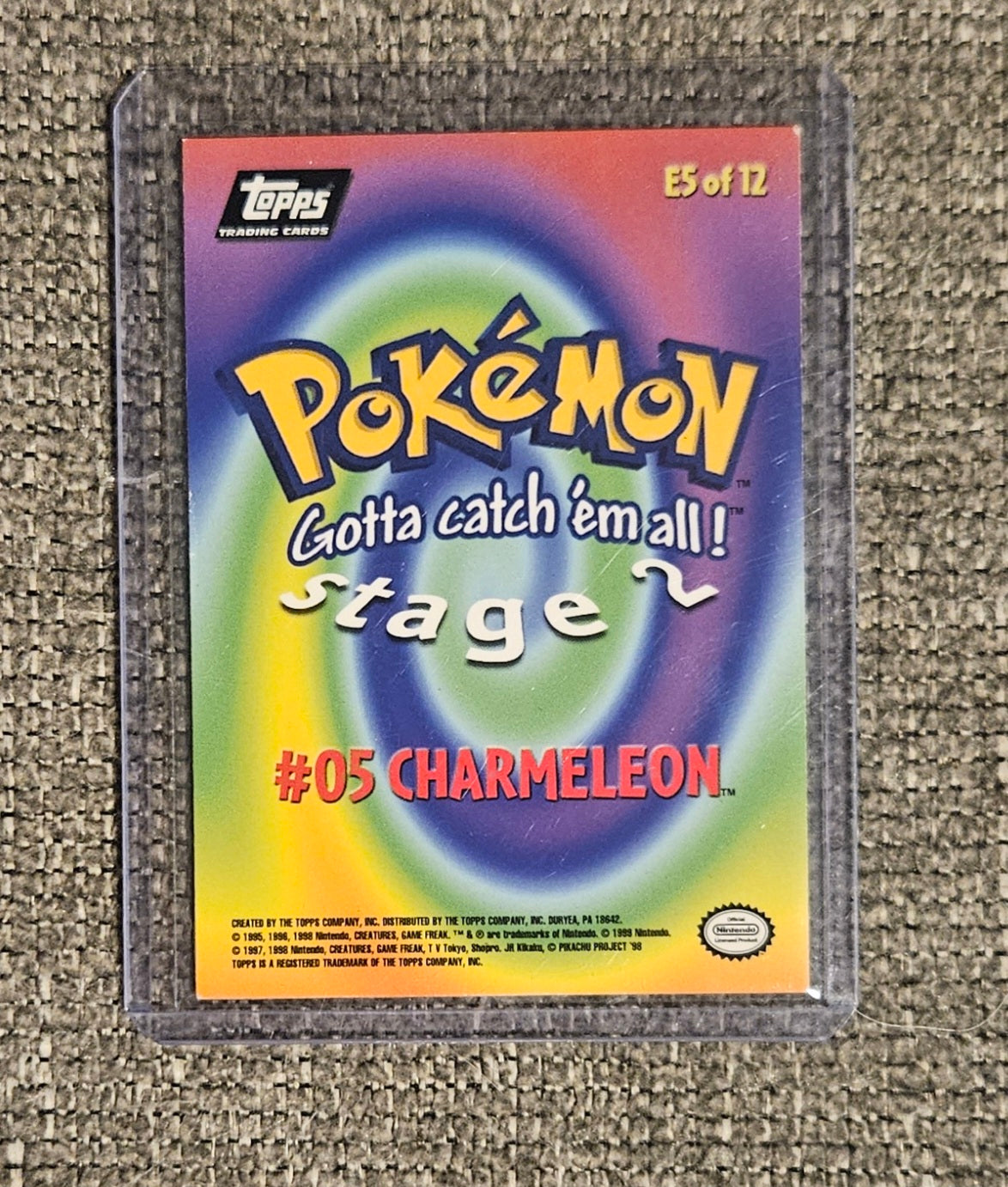 Pokémon Charmeleon Card (1999 Topps)