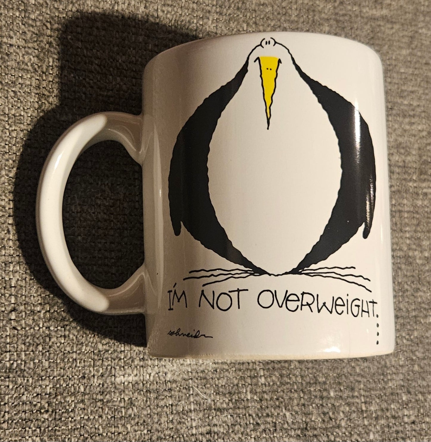 I'm Not Overweight Mug