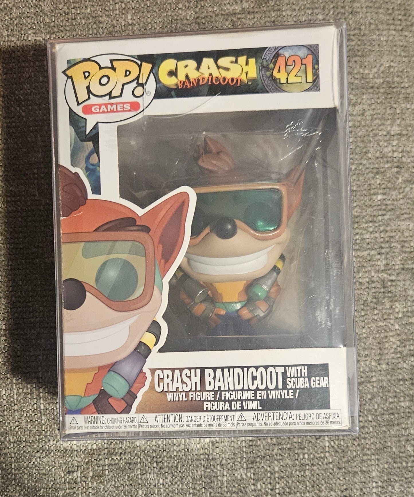 Crash Bandicoot With Scuba Gear Funko Pop