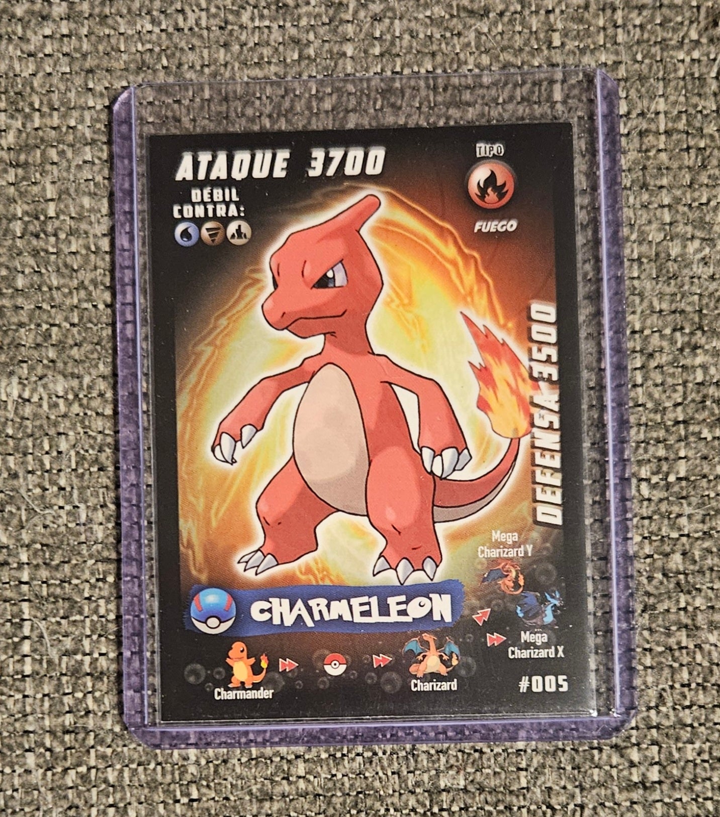 Charmeleon Pokedex Card (Japanese Edition)