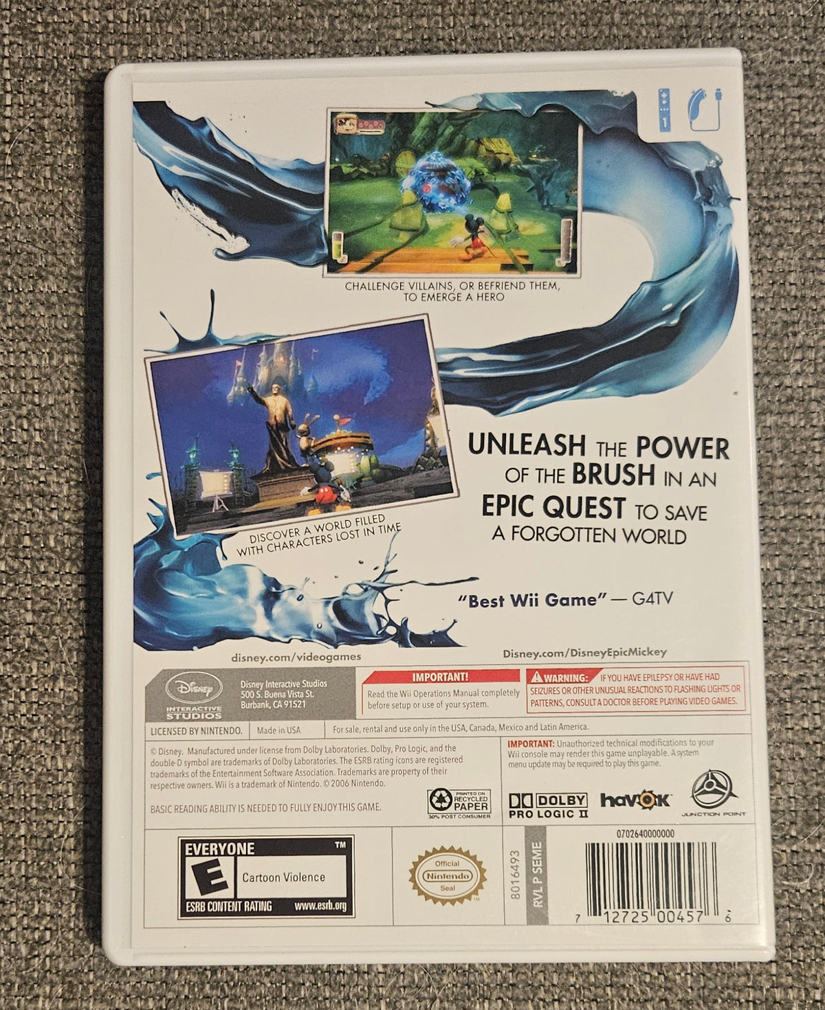 Epic Mickey (WII)