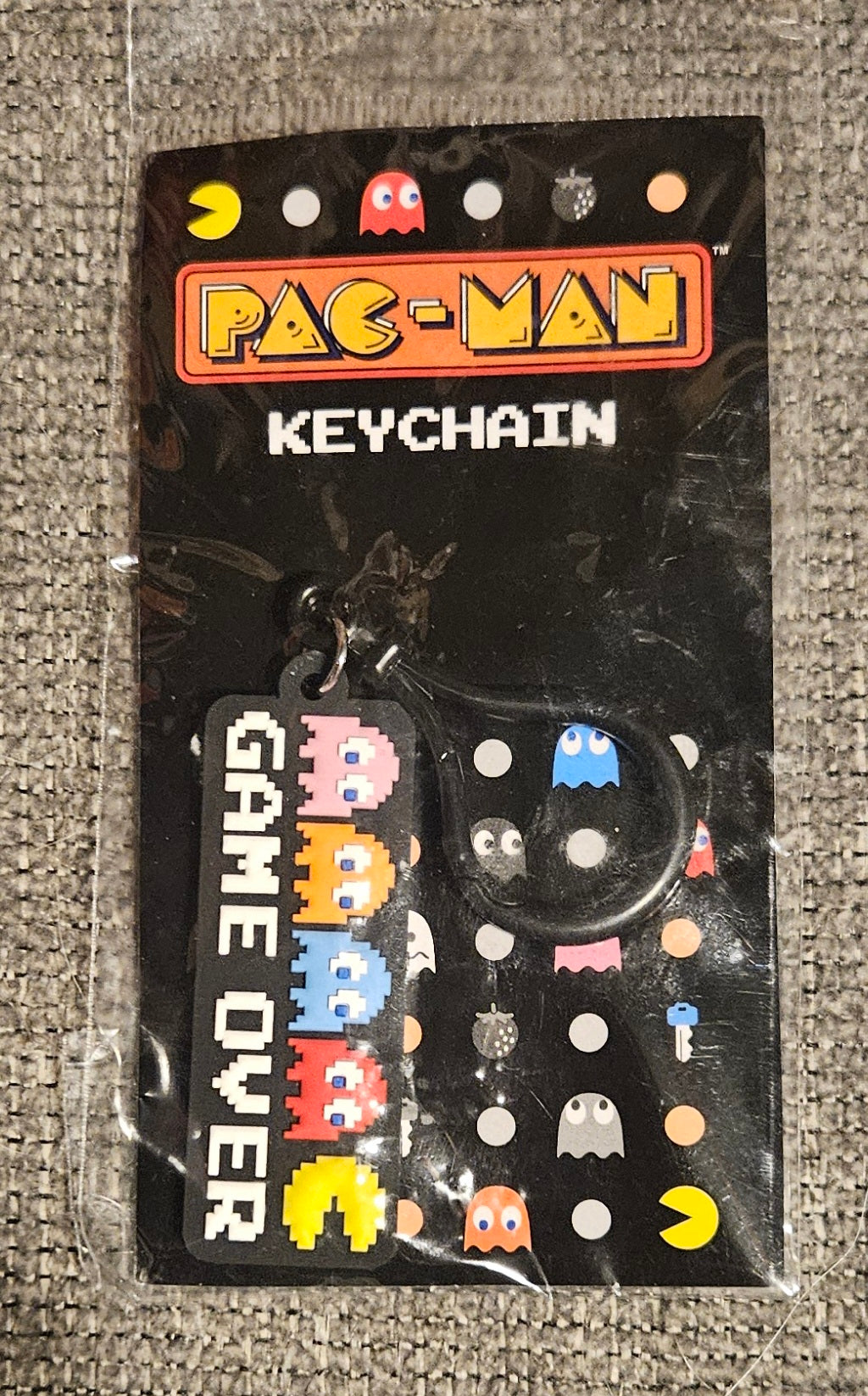 Pac-Man Keychain