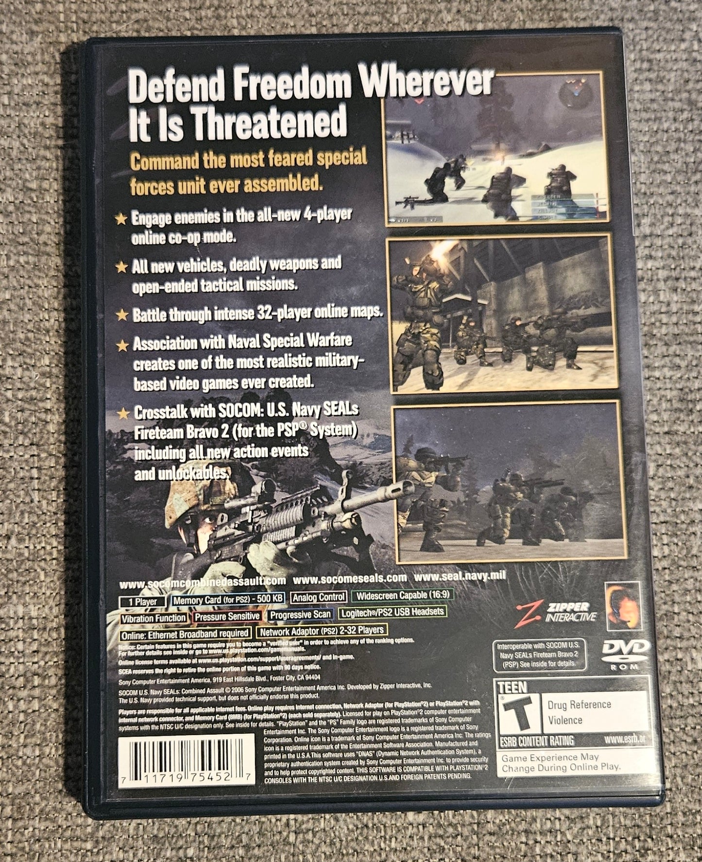 Socom U.S. Navy Seals Combined Assault