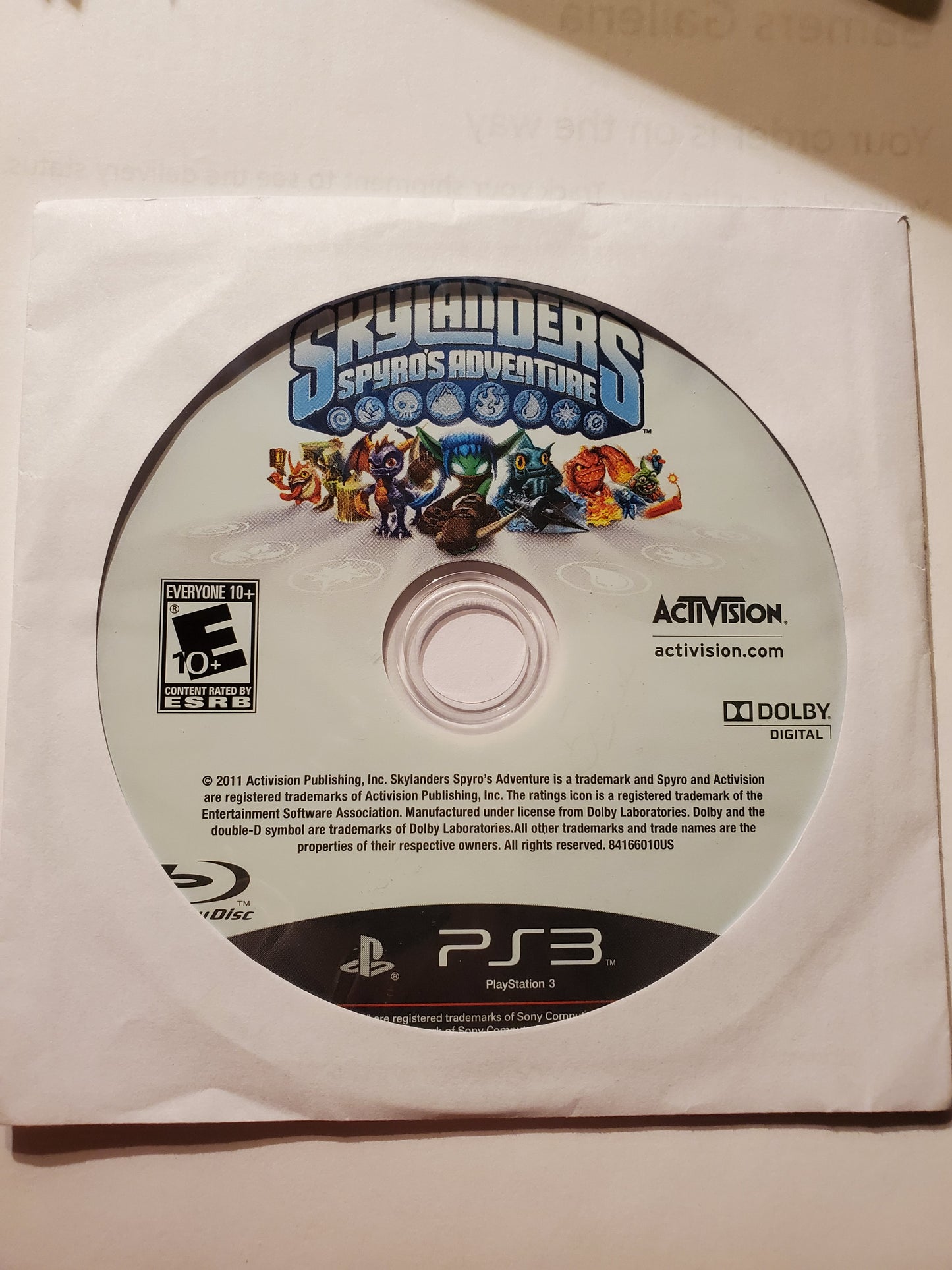 Skylanders Spyro's Adventure (Loose)