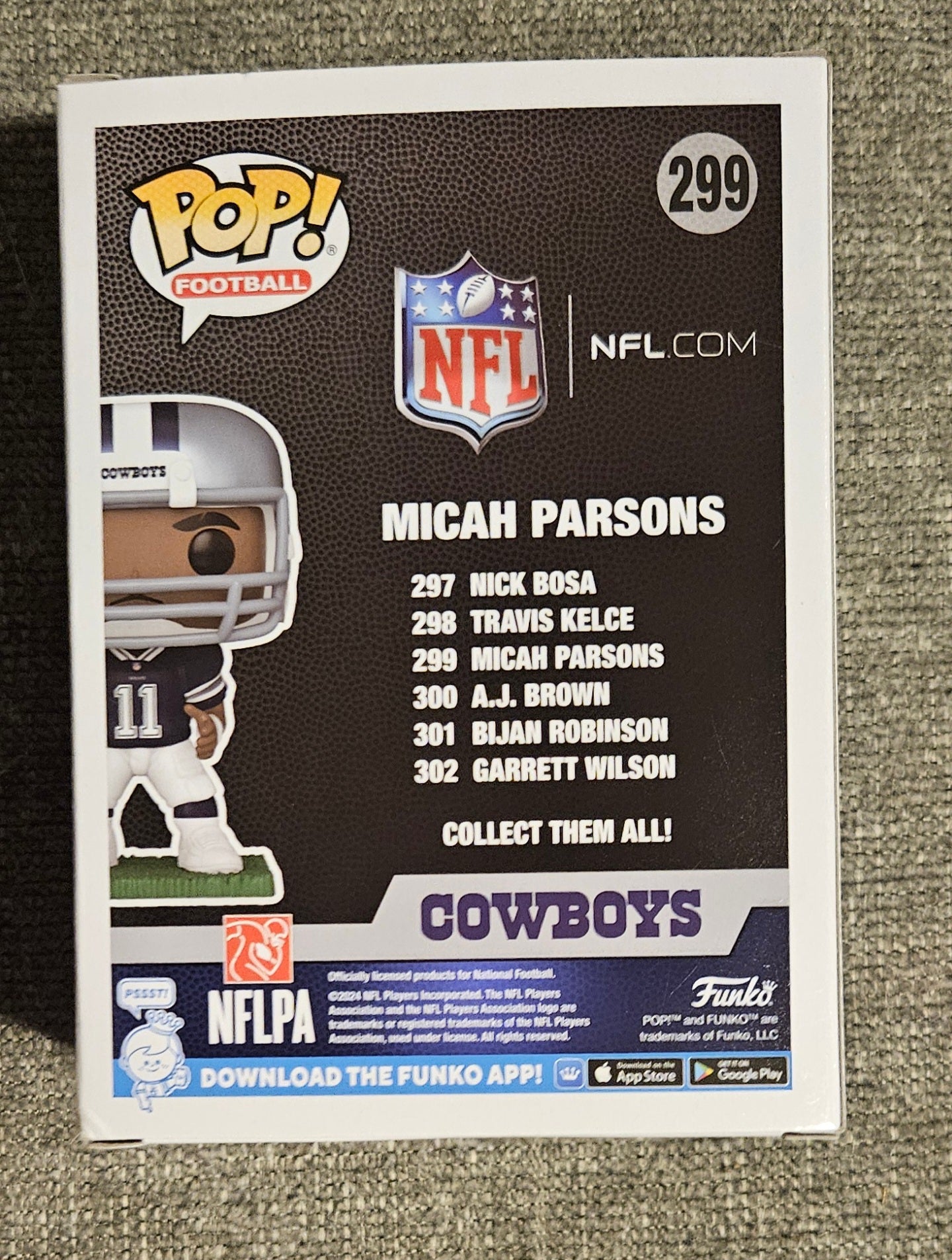 Cowboys: Micah Parsons Funko Pop