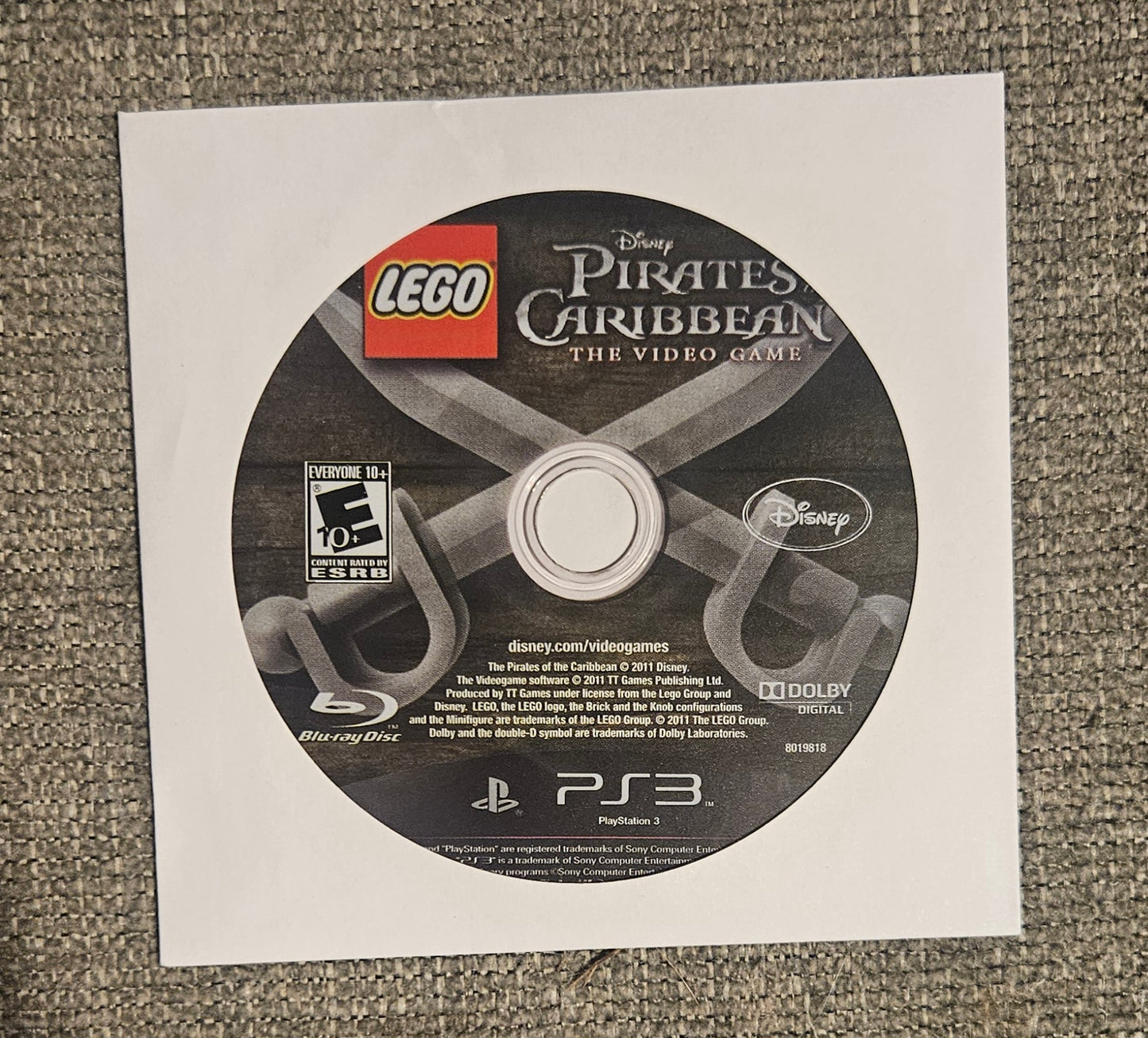 Lego The Pirates of the Caribbean The Videogame (Loose)