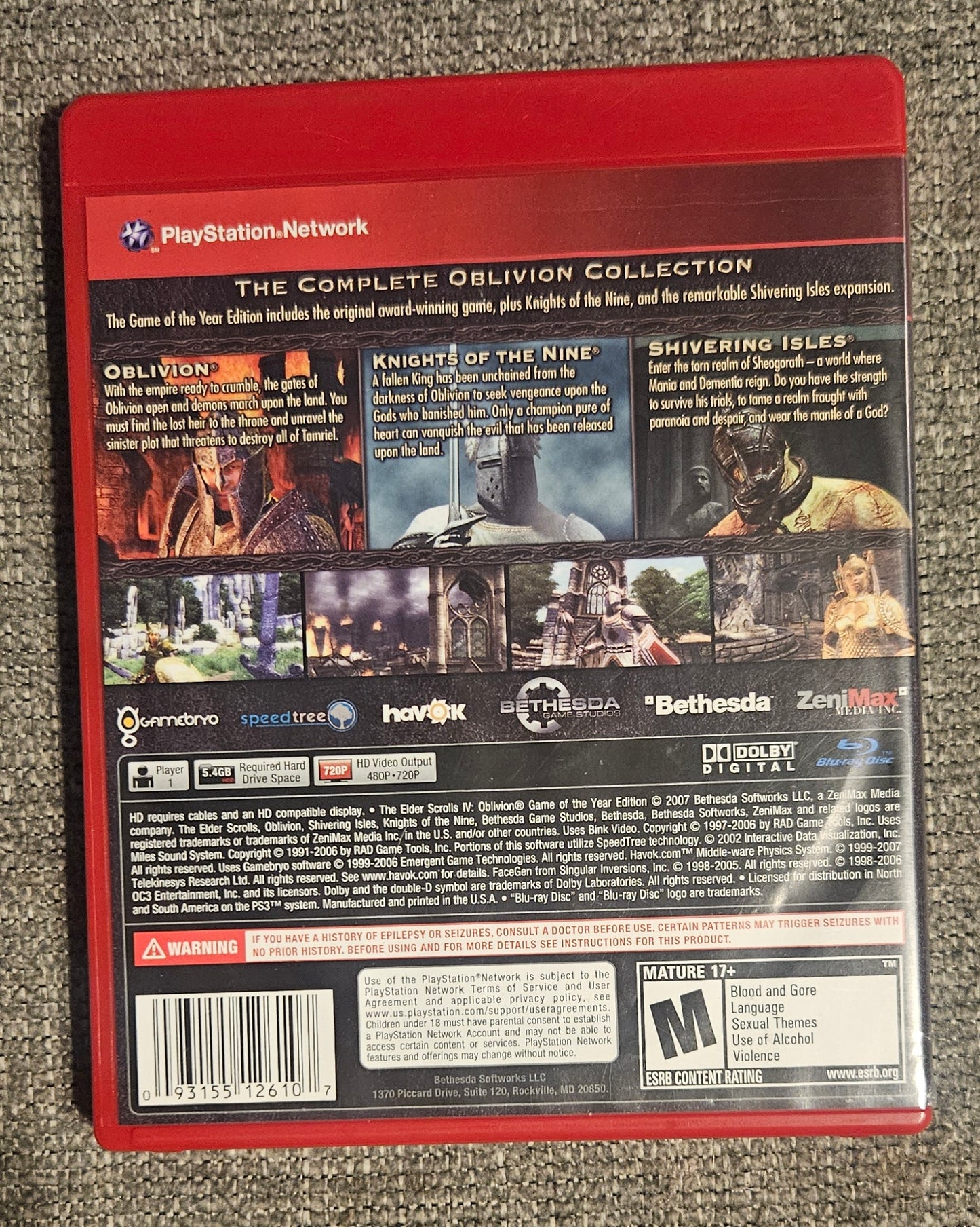 The Elder Scrolls IV: Oblivion (Game of the Year Edition)