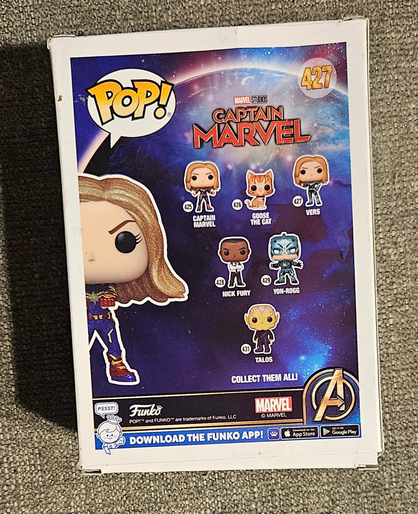 Captain Marvel: Captain Marvel Funko Pop