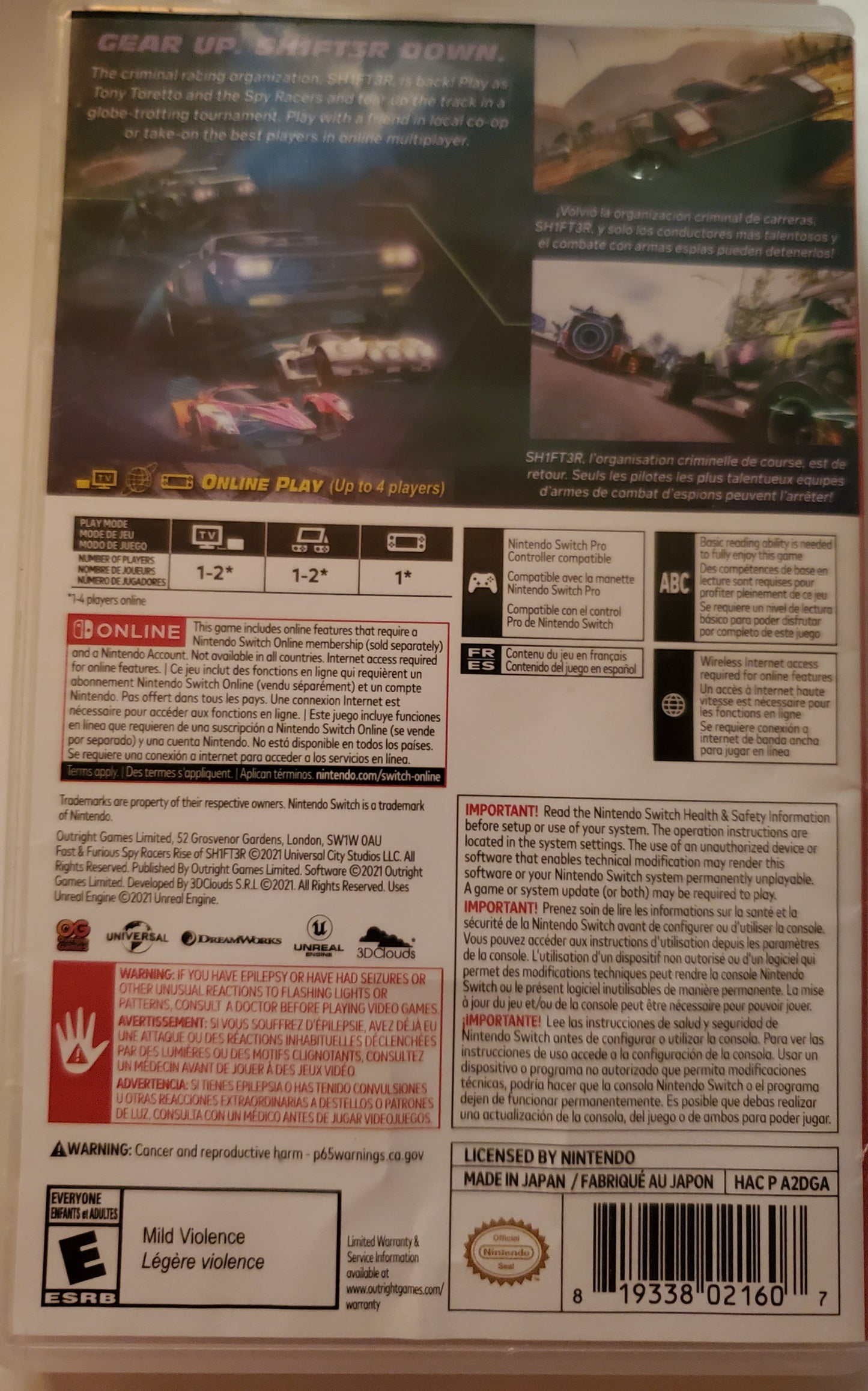 Fast & Furious Spy Racers Rise of Sh1ft3r