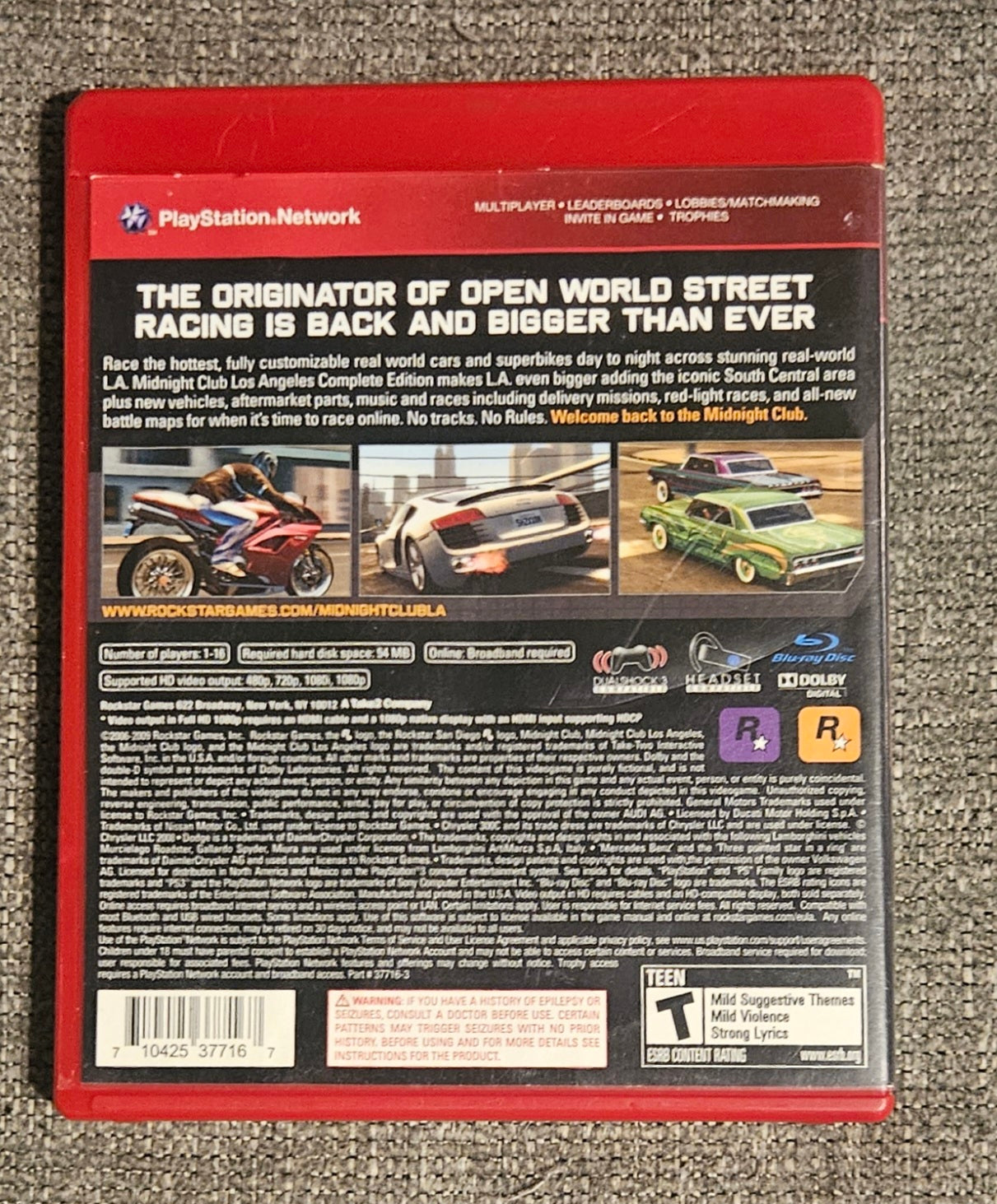 Midnight Club Los Angeles Complete Edition (Greatest Hits)