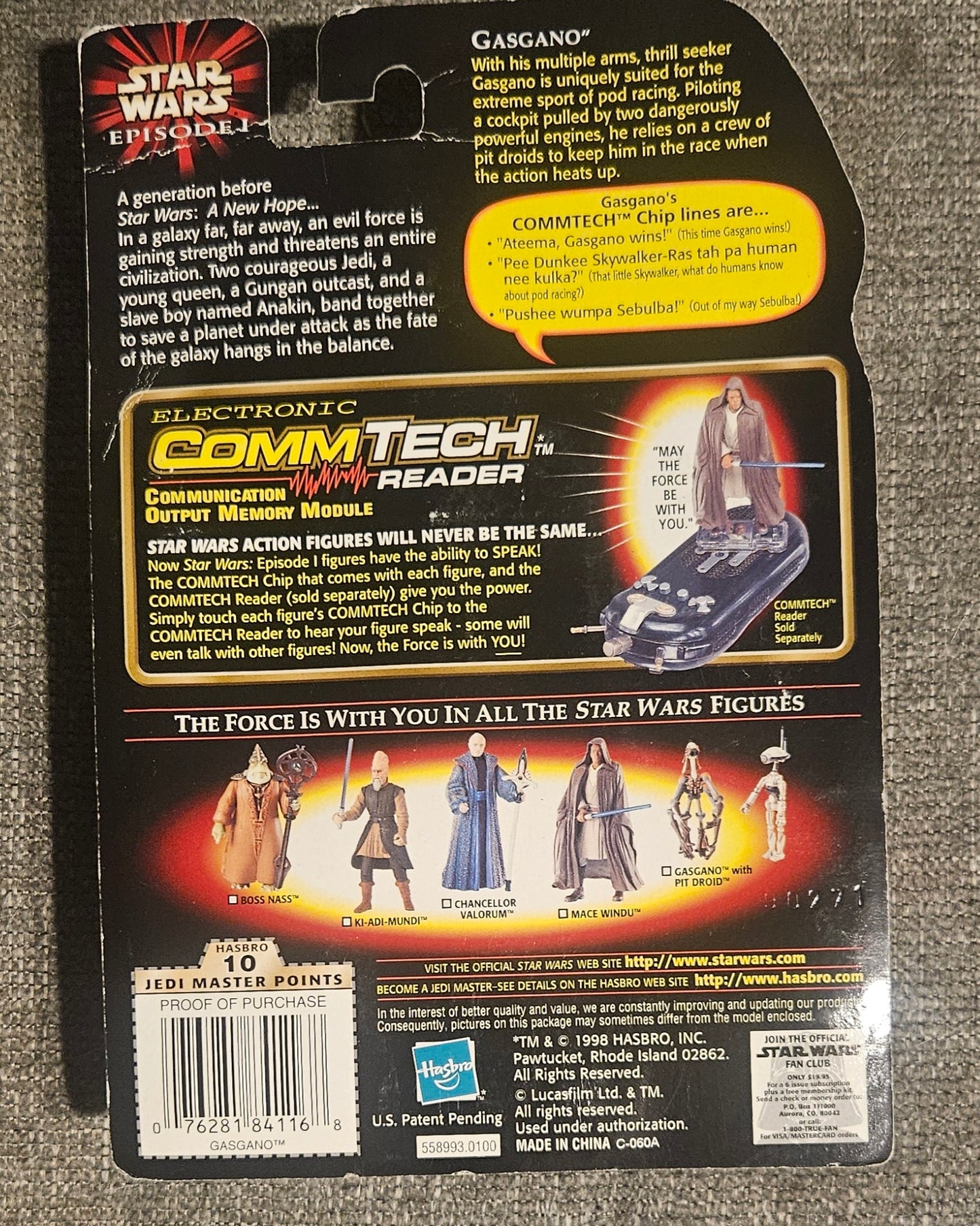 Star Wars: Gasgano with Pit Droid Figure