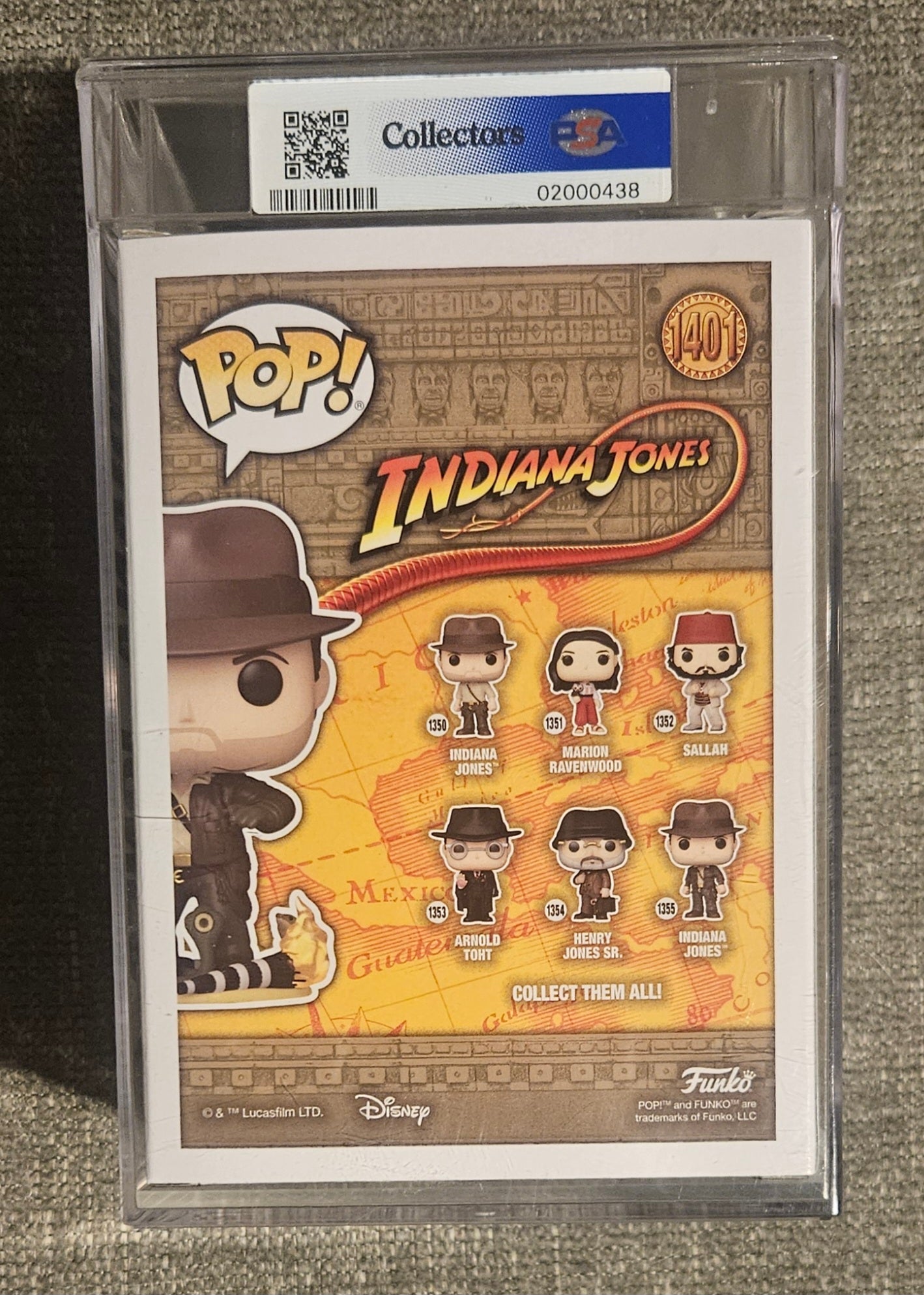 Graded Indiana Jones Funko Pop