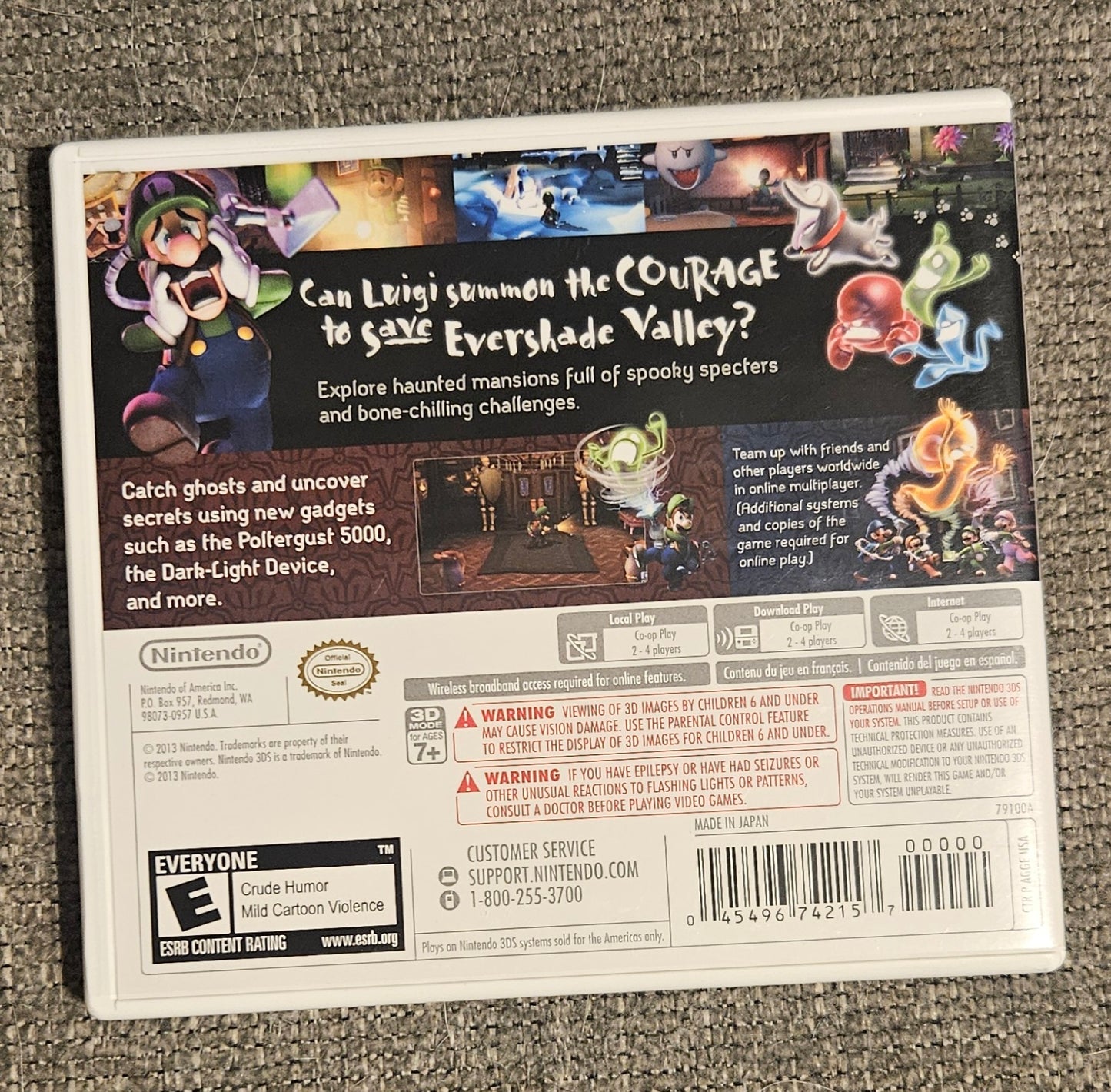 Luigi's Mansion: Dark Moon (3DS)