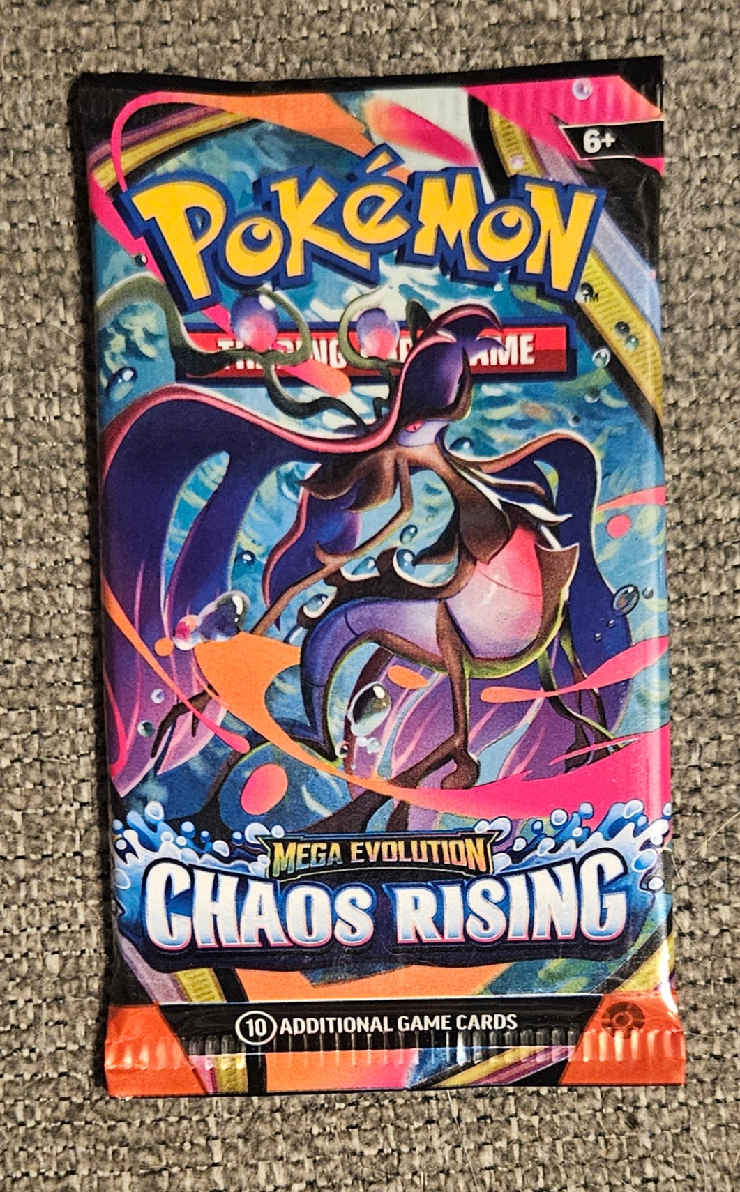 Pokémon Mega Evolution Chaos Rising Booster Pack