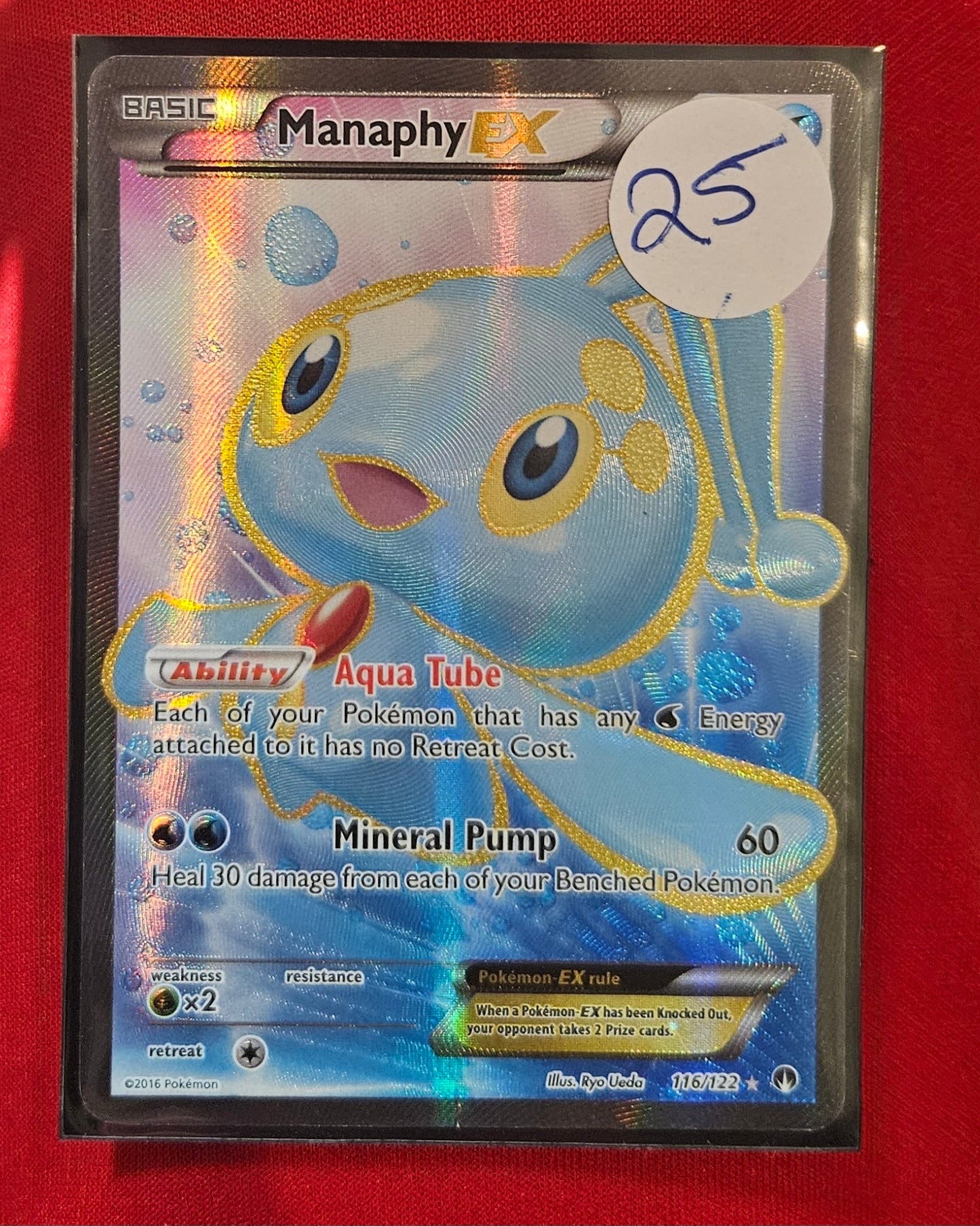 Manaphy EX Card