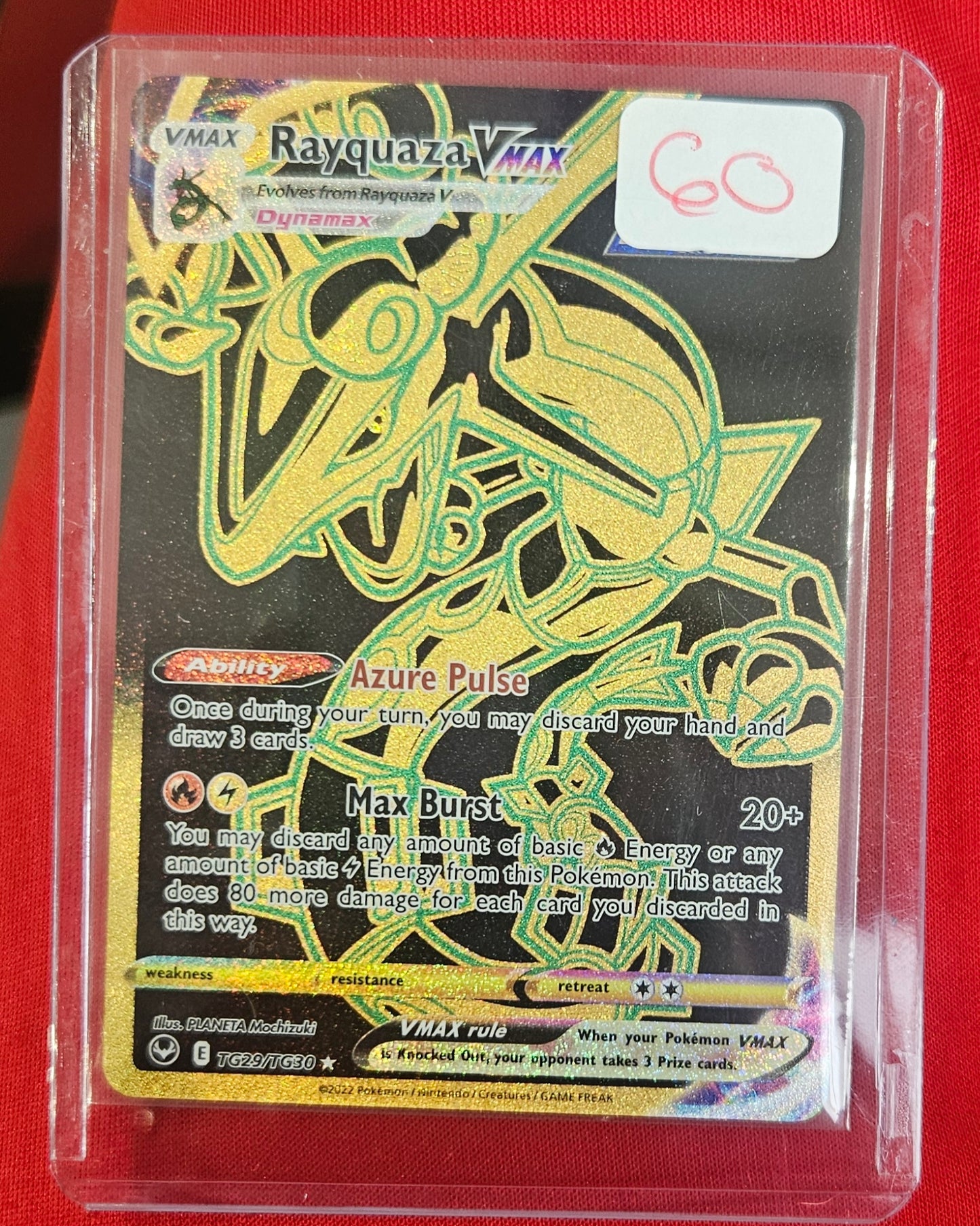 Rayquaza VMax Card