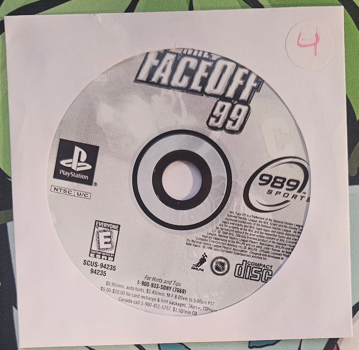 NHL Face-Off 99 (Loose)