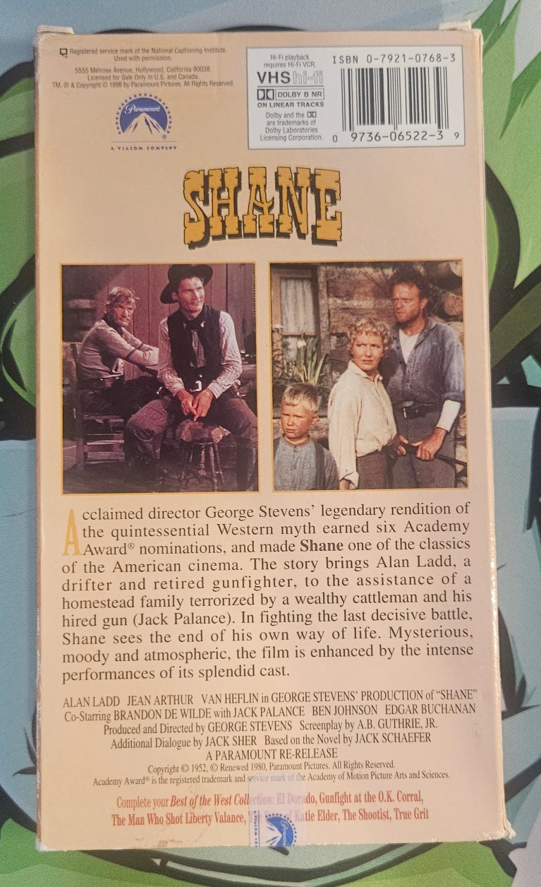 Shane (VHS)