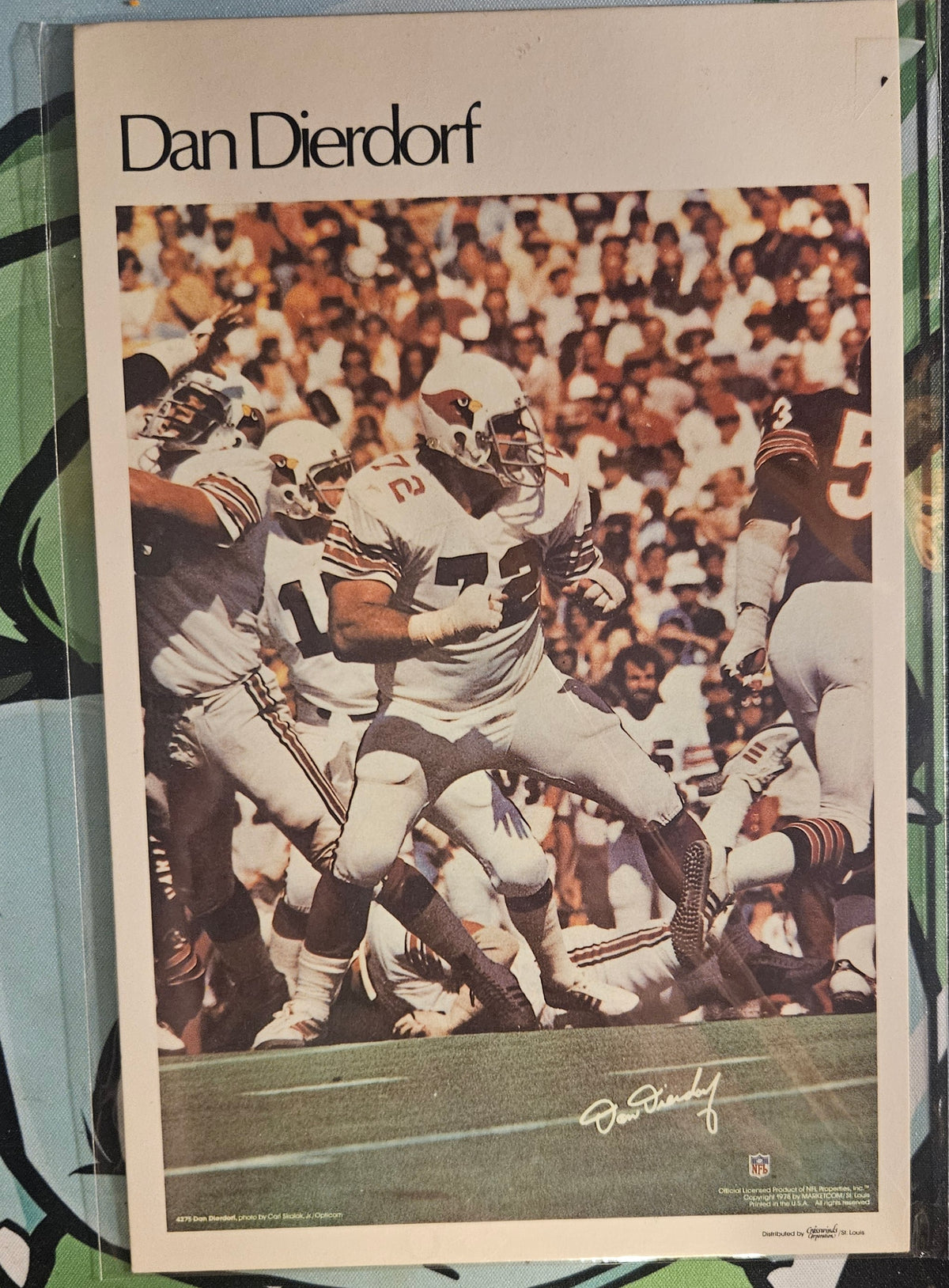 Dan Dierdorf Vintage Mini Poster