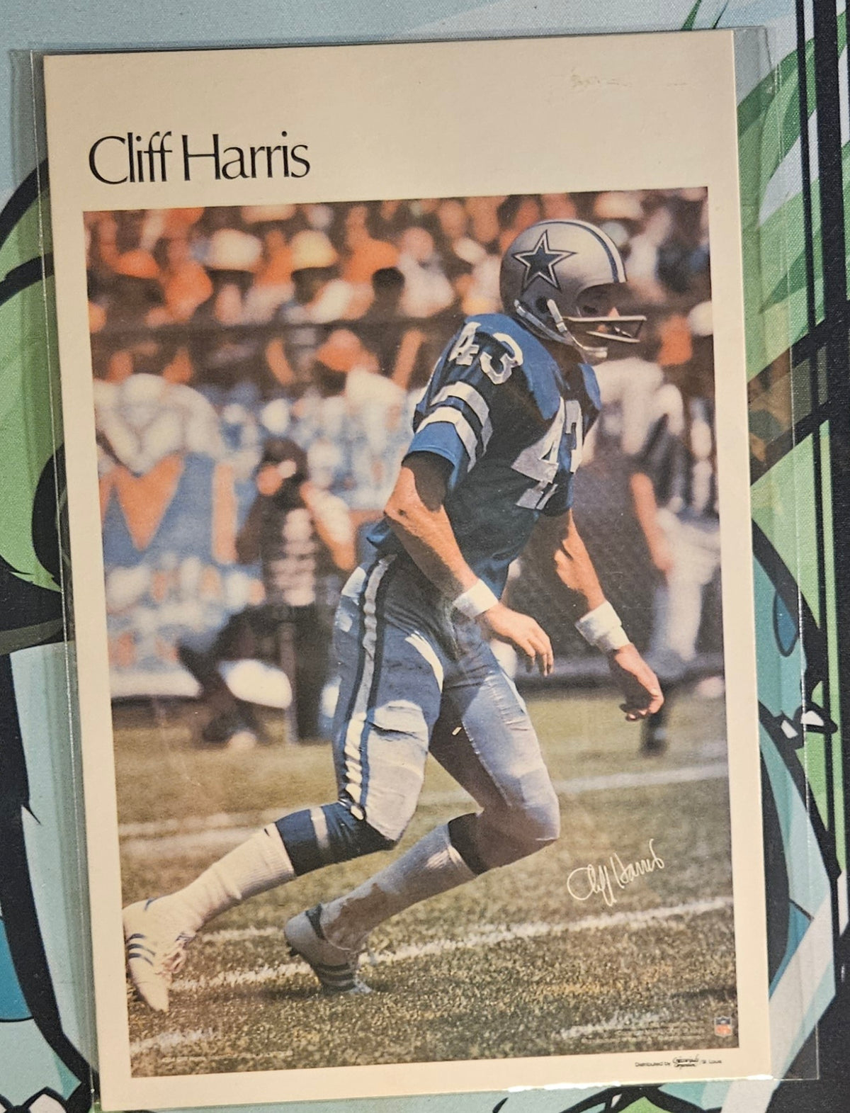 Cliff Harris Vintage Mini Poster