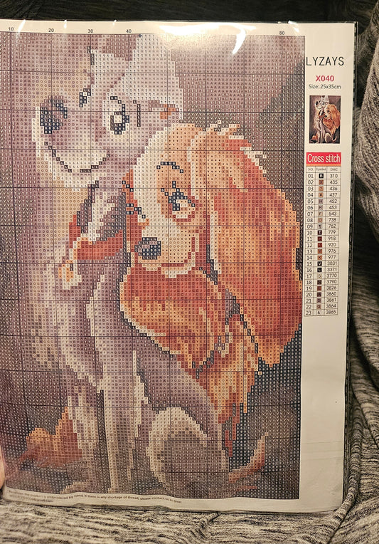 The Lady & The Tramp Diamond Painting