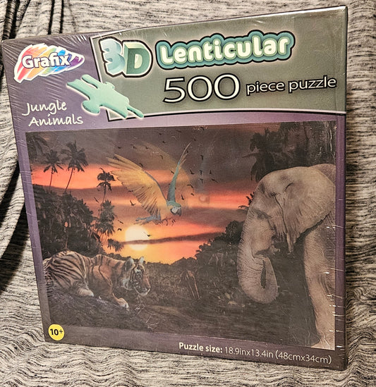 Lenticular Jungle Animals