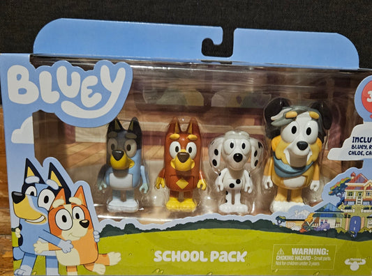 Bluey School Pack Characters