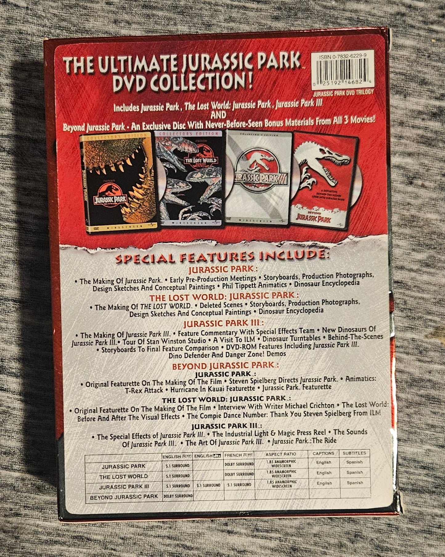Jurassic Park Trilogy (DVD)