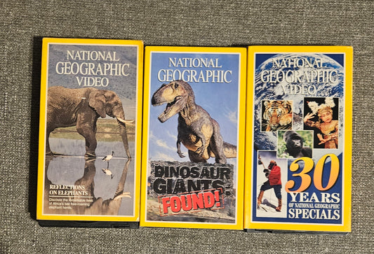 National Geographic VHS Bundle