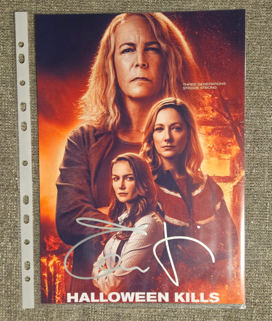 Autographed Halloween Kills Movie Poster