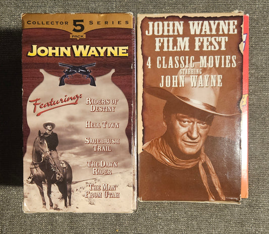 John Wayne VHS Bundle