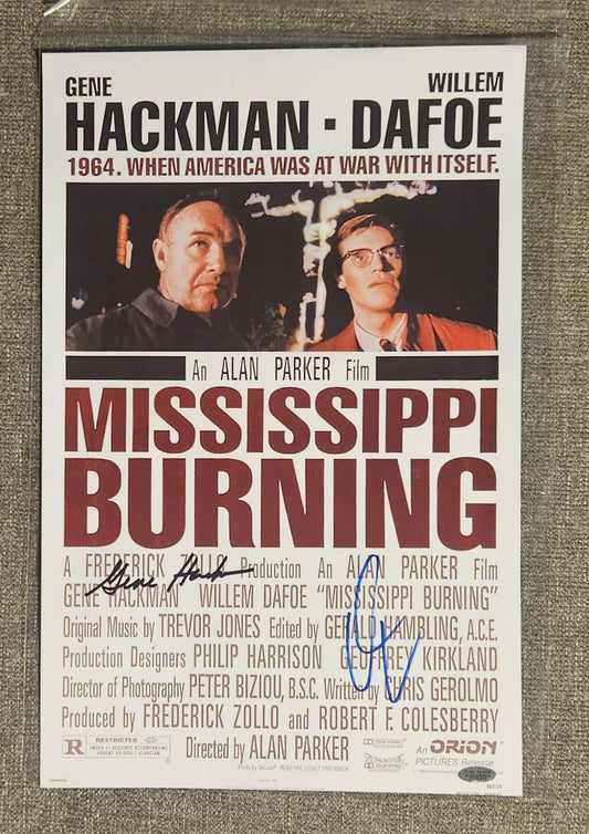 Mississippi Burning Autographed
