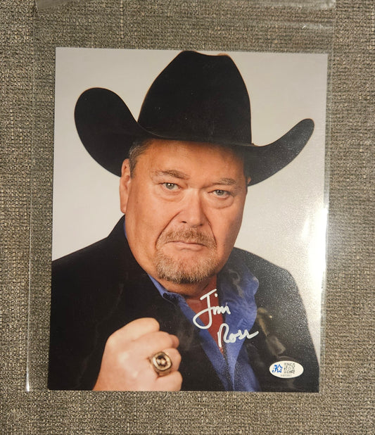 Jim Ross Autographed
