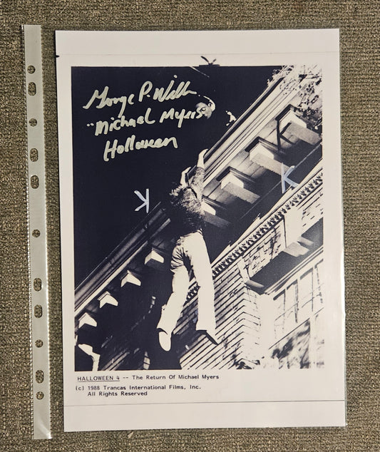 Halloween 4: The Curse Of Michael Myers Autographed